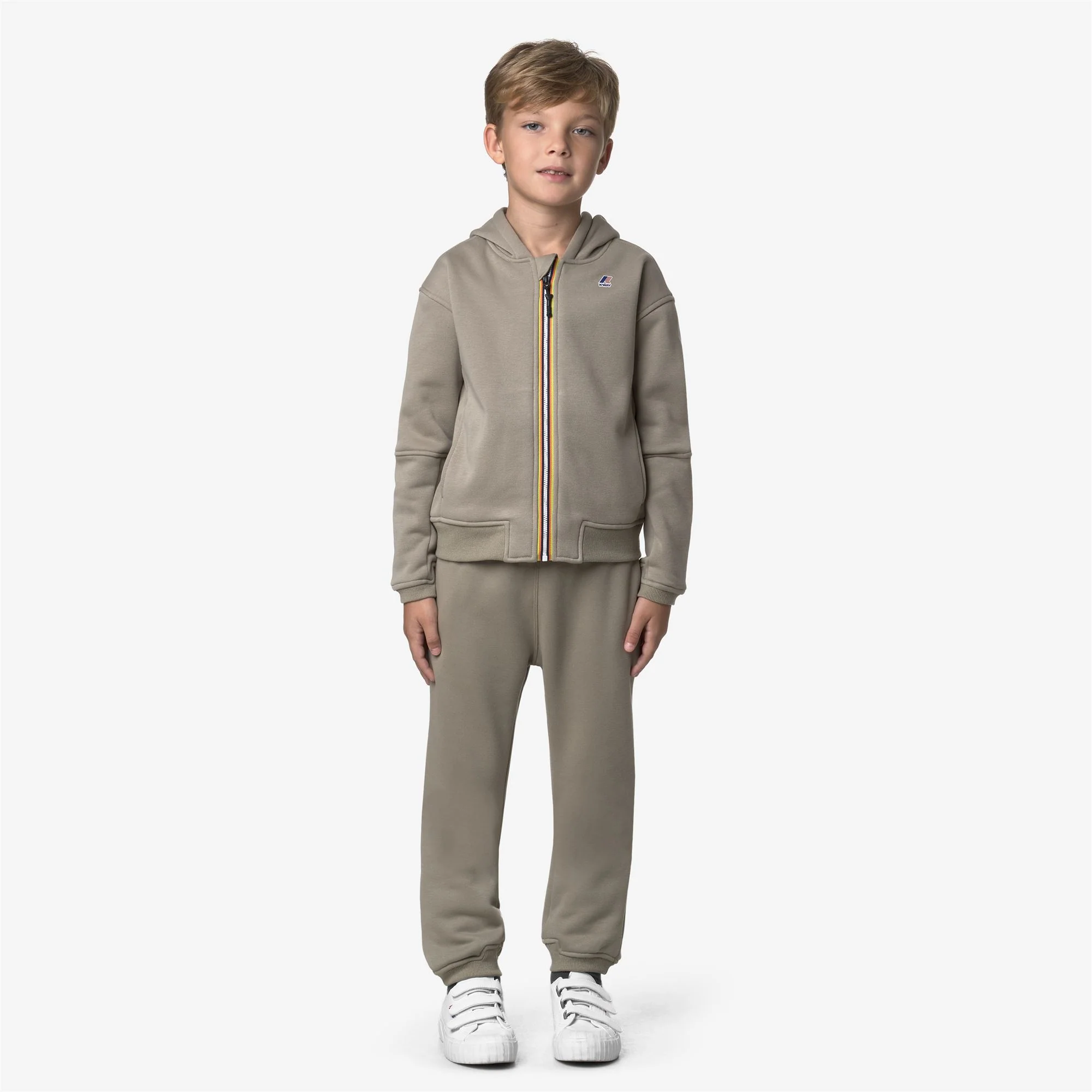 P. PHILBERT BRUSHED PC - Pants - Sport Trousers - Kid unisex - GREEN OAK - Image 3