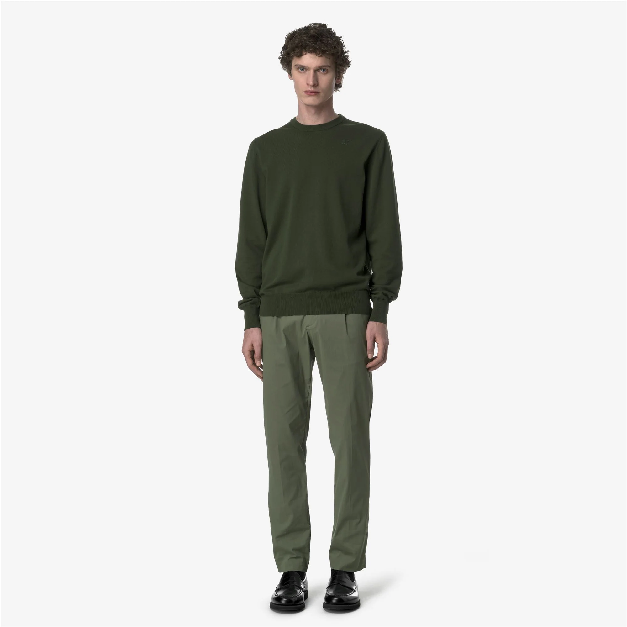 AILTON TWILL TECH - Pants - CHINO - Man - GREEN LICHEN - Image 3