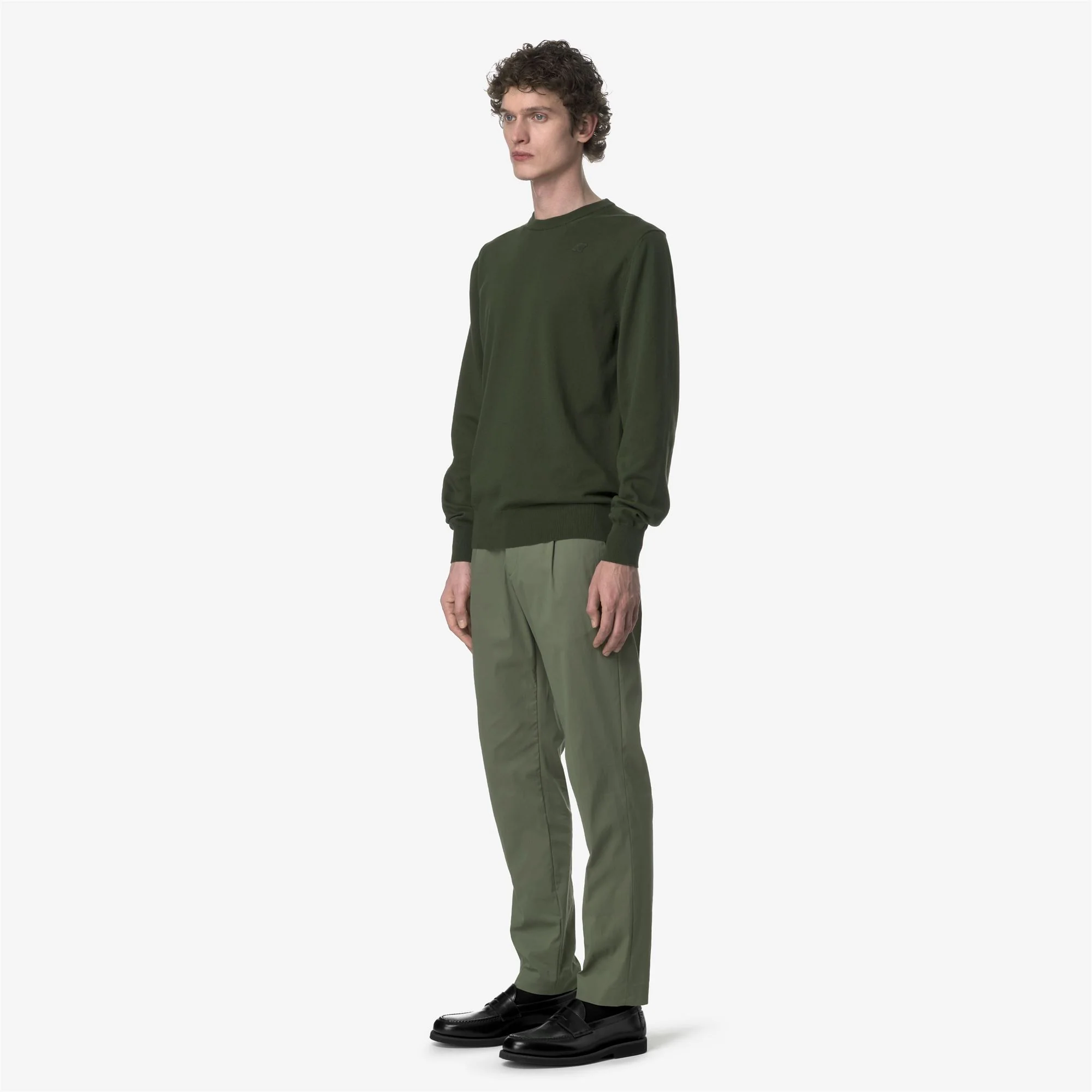AILTON TWILL TECH - Pants - CHINO - Man - GREEN LICHEN - Image 4
