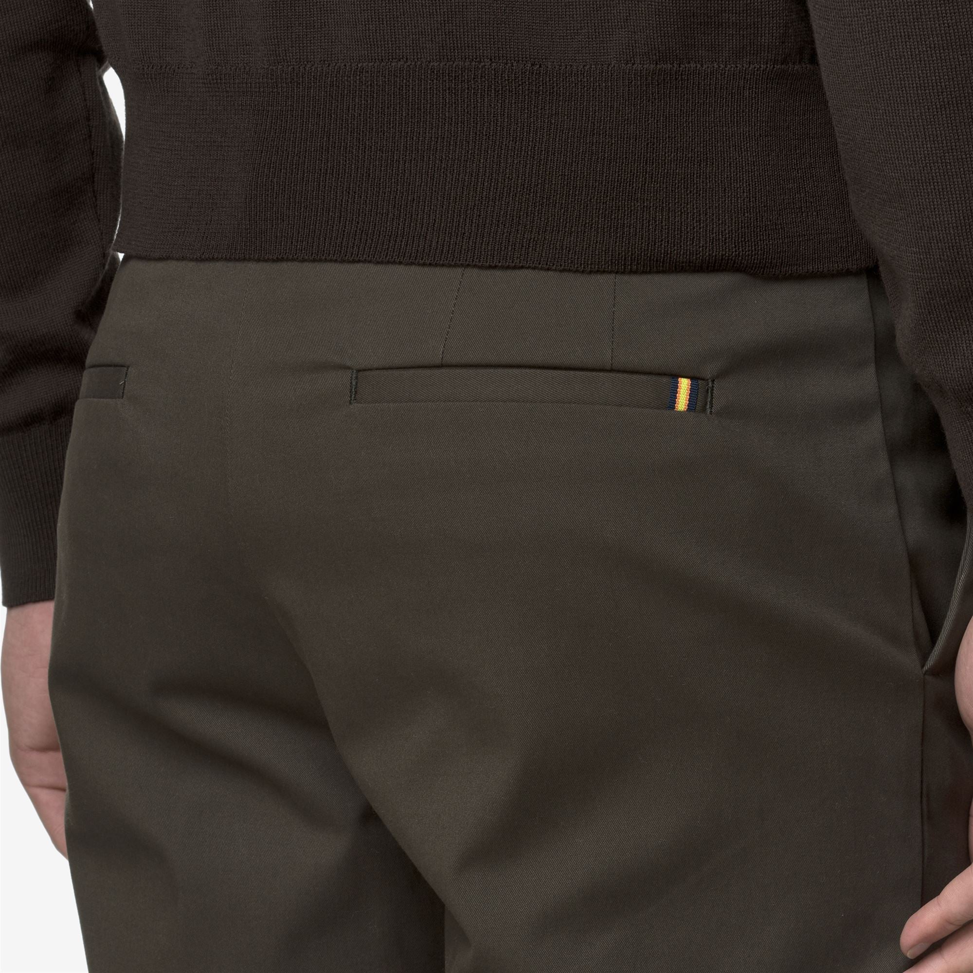 AILTON TWILL TECH PEACH - Pants - CHINO - Man - BLACK OLIVE - Image 2