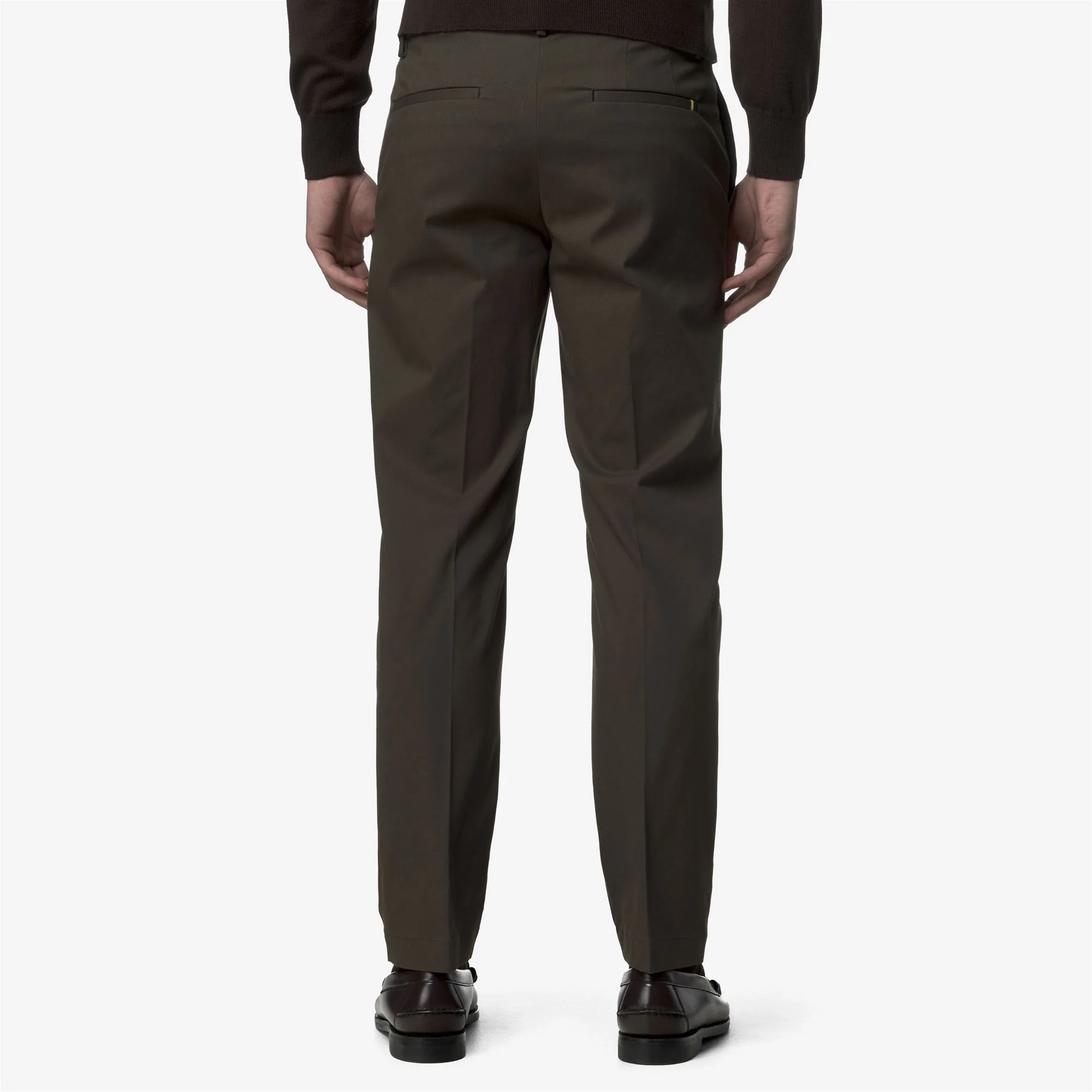 AILTON TWILL TECH PEACH - Pants - CHINO - Man - BLACK OLIVE - Image 5
