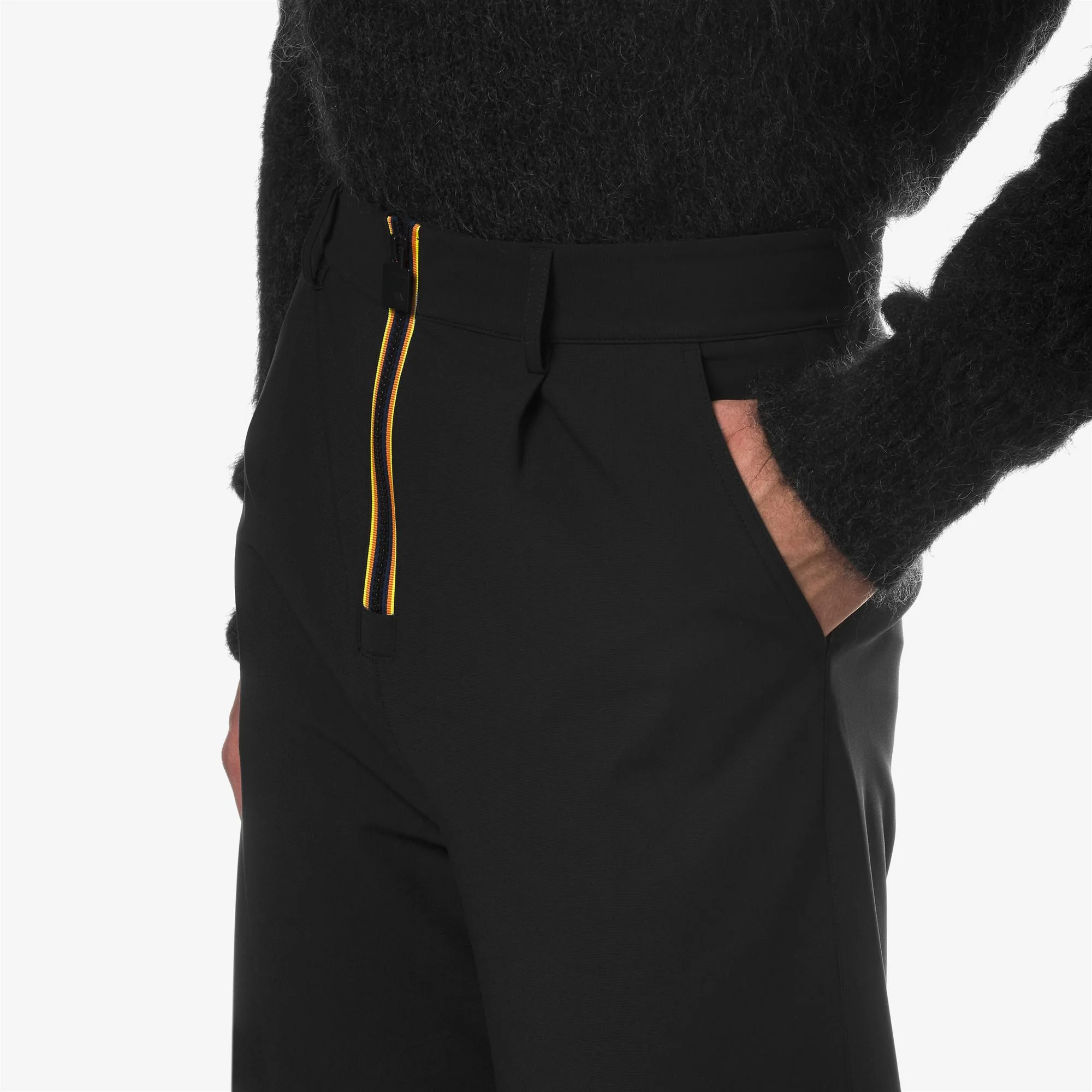 ANDREL - Pants - CHINO - Man - BLACK PURE - Image 2
