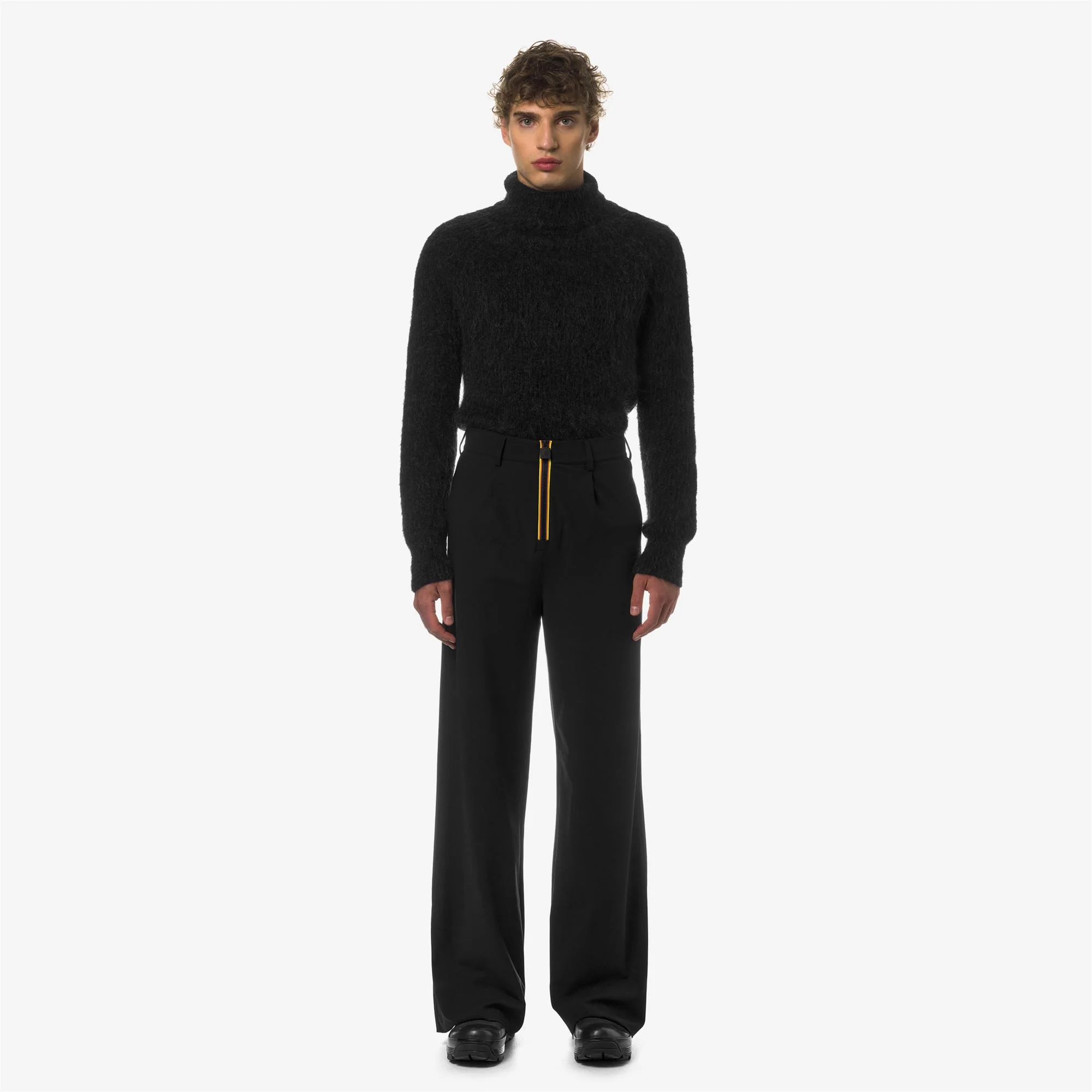 ANDREL - Pants - CHINO - Man - BLACK PURE - Image 3