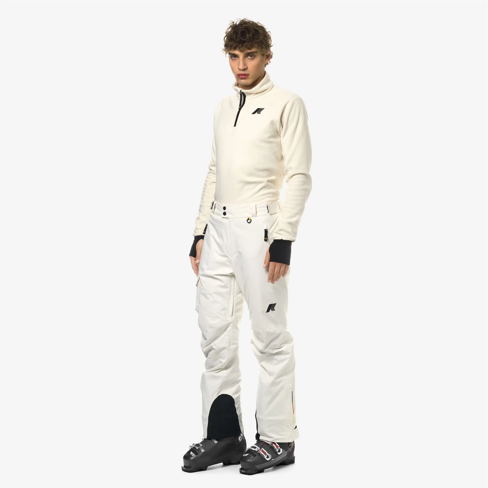 AVRIEUX MICRO TWILL 2 LAYERS - Pants - Sport Trousers - Man - WHITE GARDENIA - Image 4