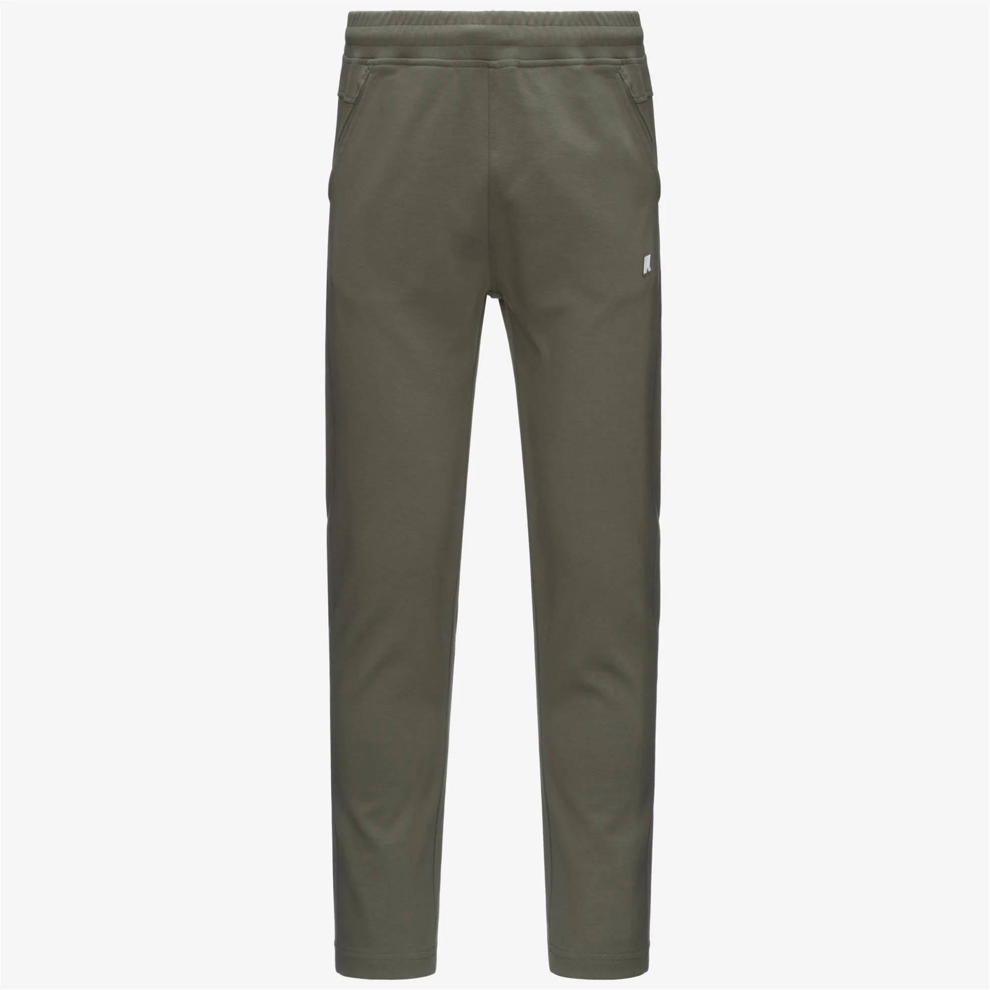 ITON INTERLOCK - Pants - Sport Trousers - Man - GREEN LICHEN