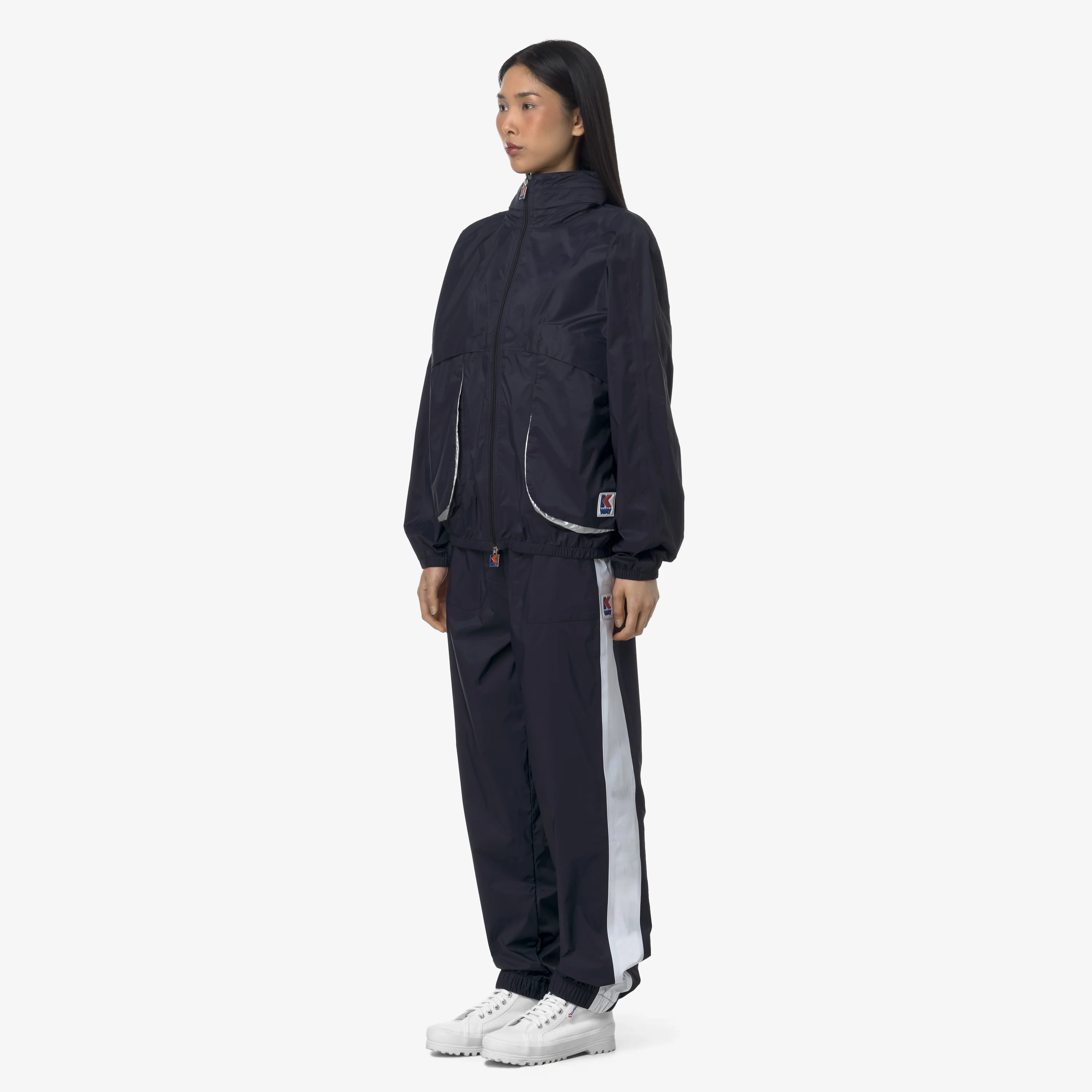 7002 PANTS - Pants - Sport Trousers - Unisex - BLUE WHITE - Image 3
