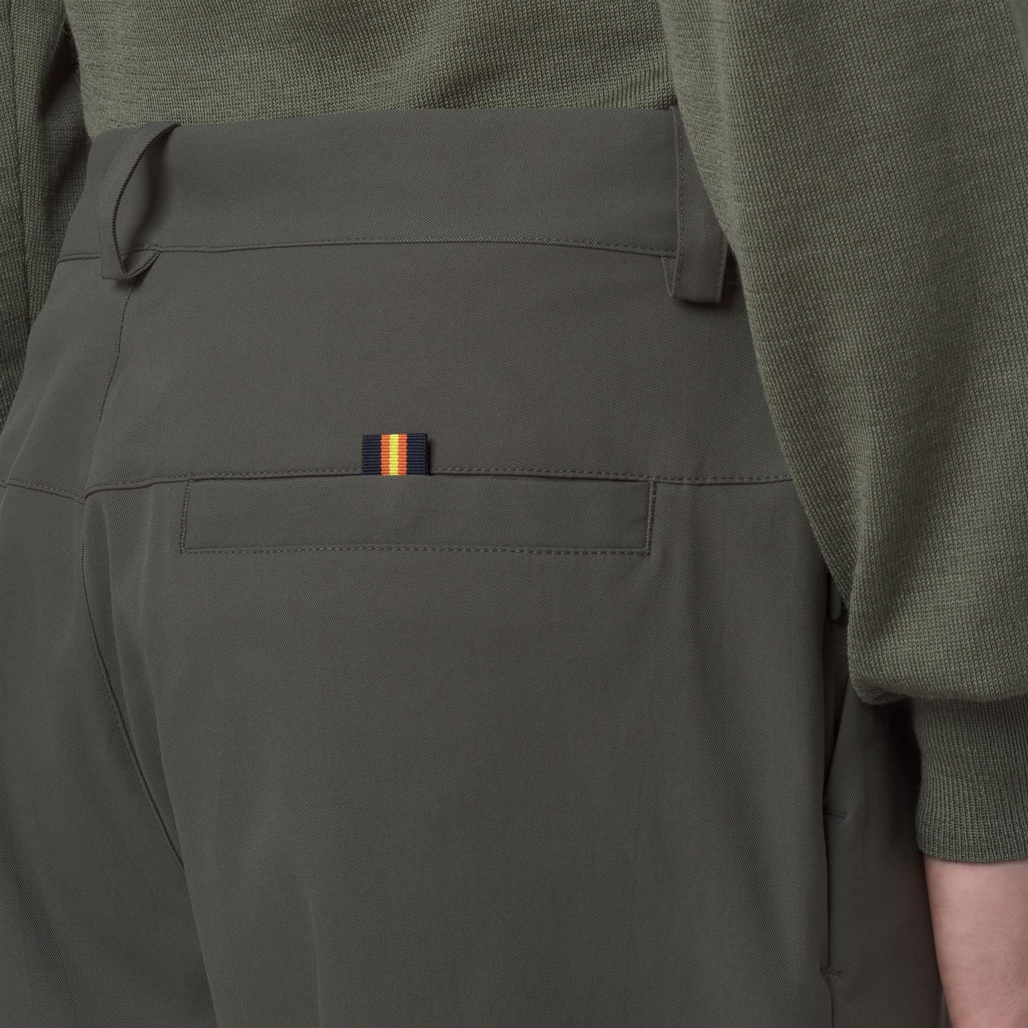 ELIA TWILL PEACH - Pants - CHINO - Unisex - GREEN BLACKISH - Image 2