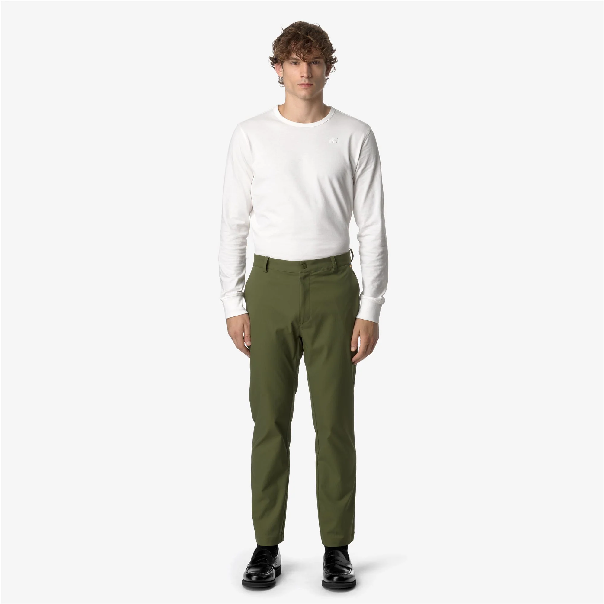 ELIA TWILL PEACH - Pants - CHINO - Unisex - GREEN CYPRESS - Image 3