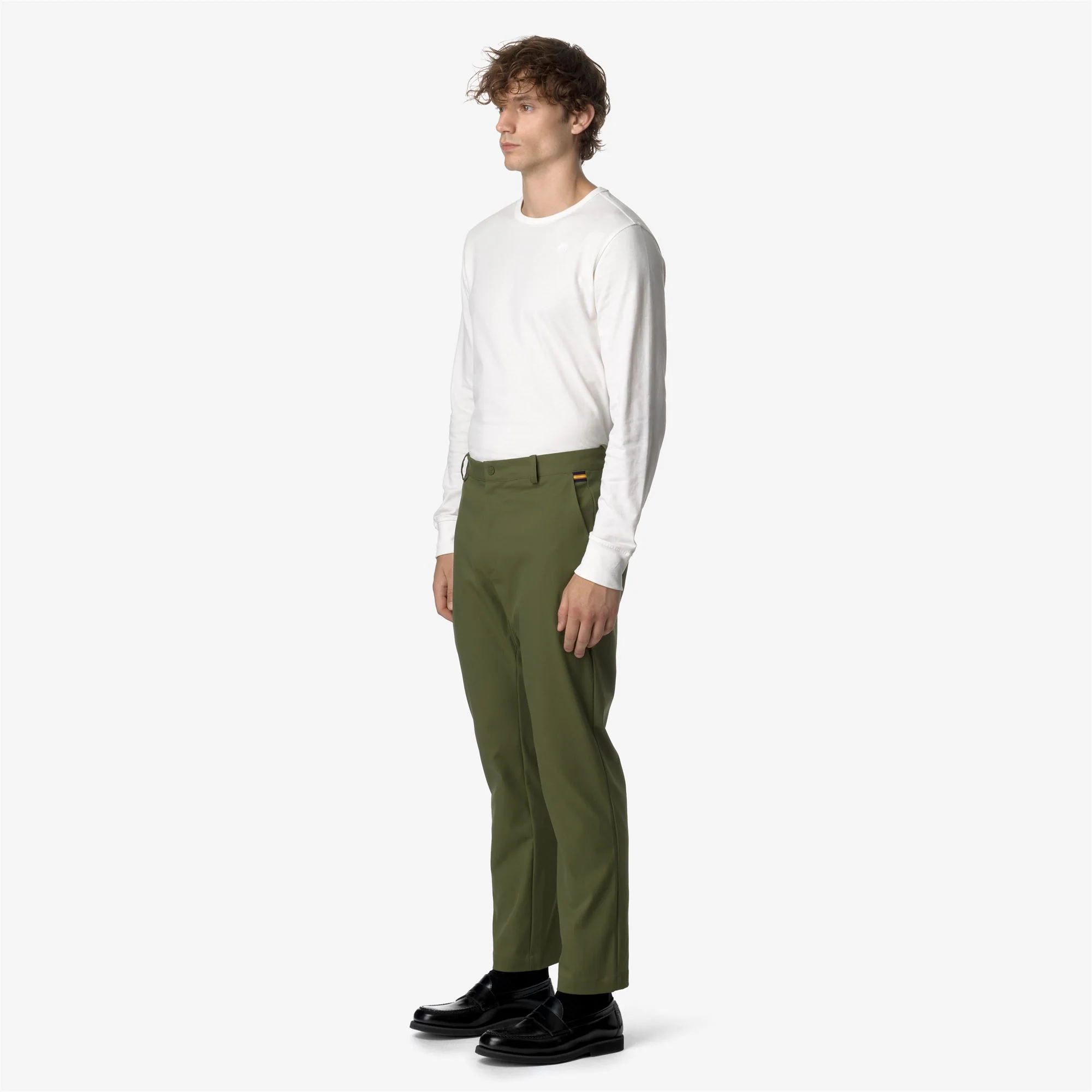 ELIA TWILL PEACH - Pants - CHINO - Unisex - GREEN CYPRESS - Image 4