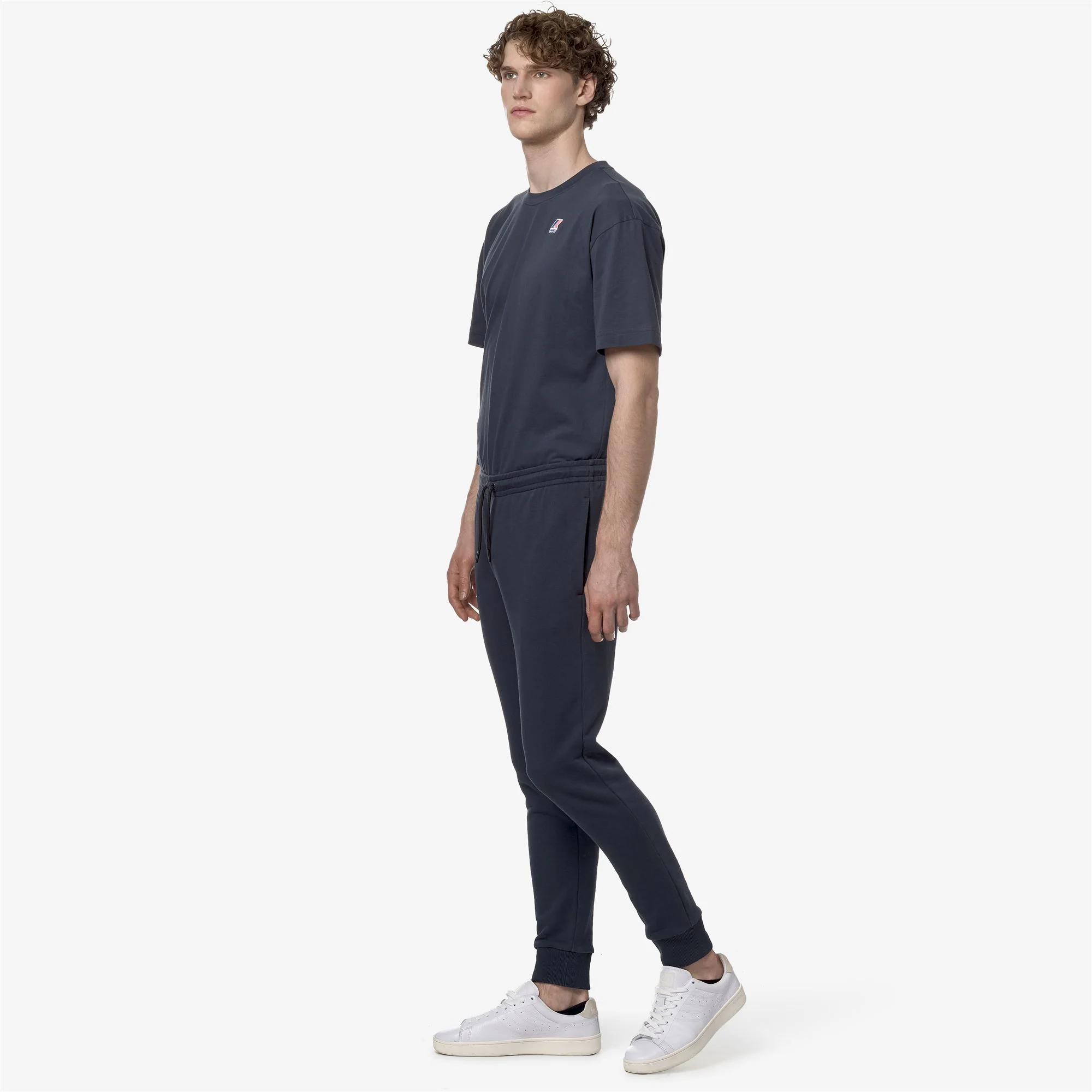 BISHOP POLY COTTON - Pants - Sport Trousers - Unisex - BLUE DEPTH - Image 4