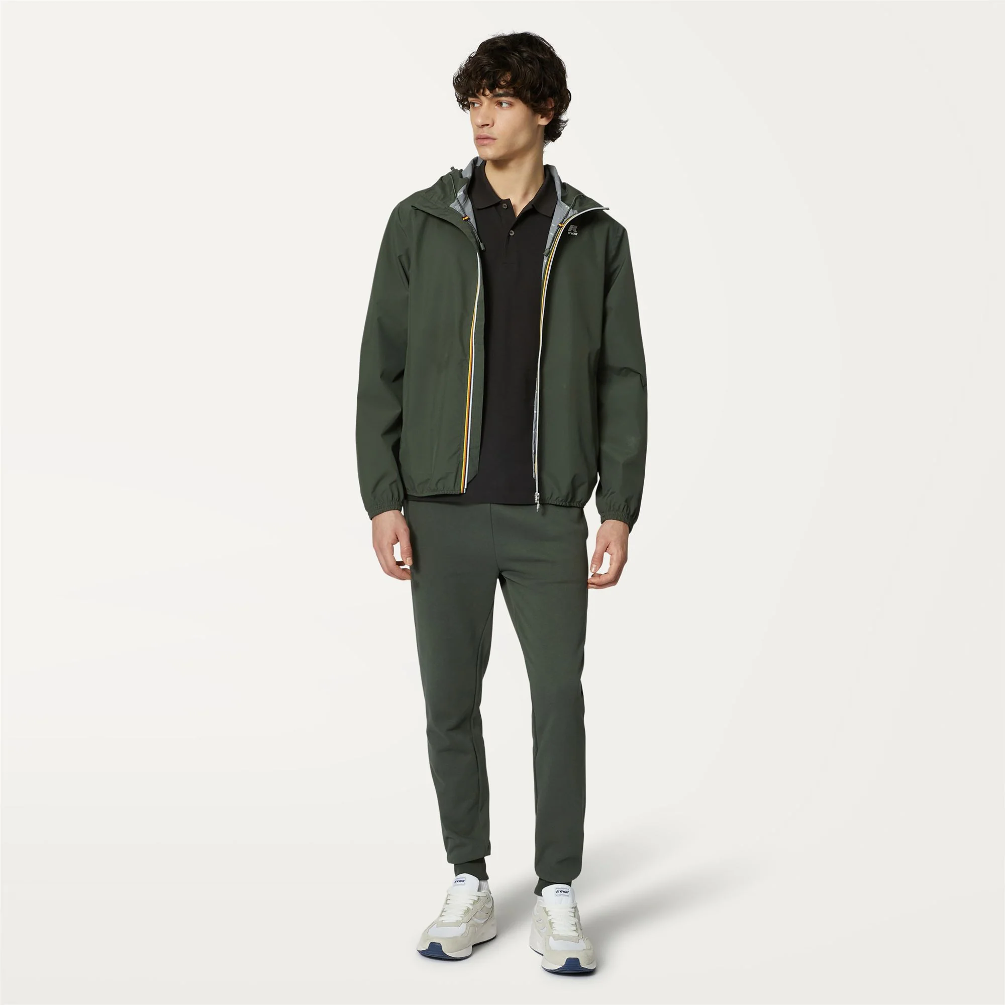 BISHOP POLY COTTON - Pants - Sport Trousers - Unisex - GREEN BLACKISH - Image 3