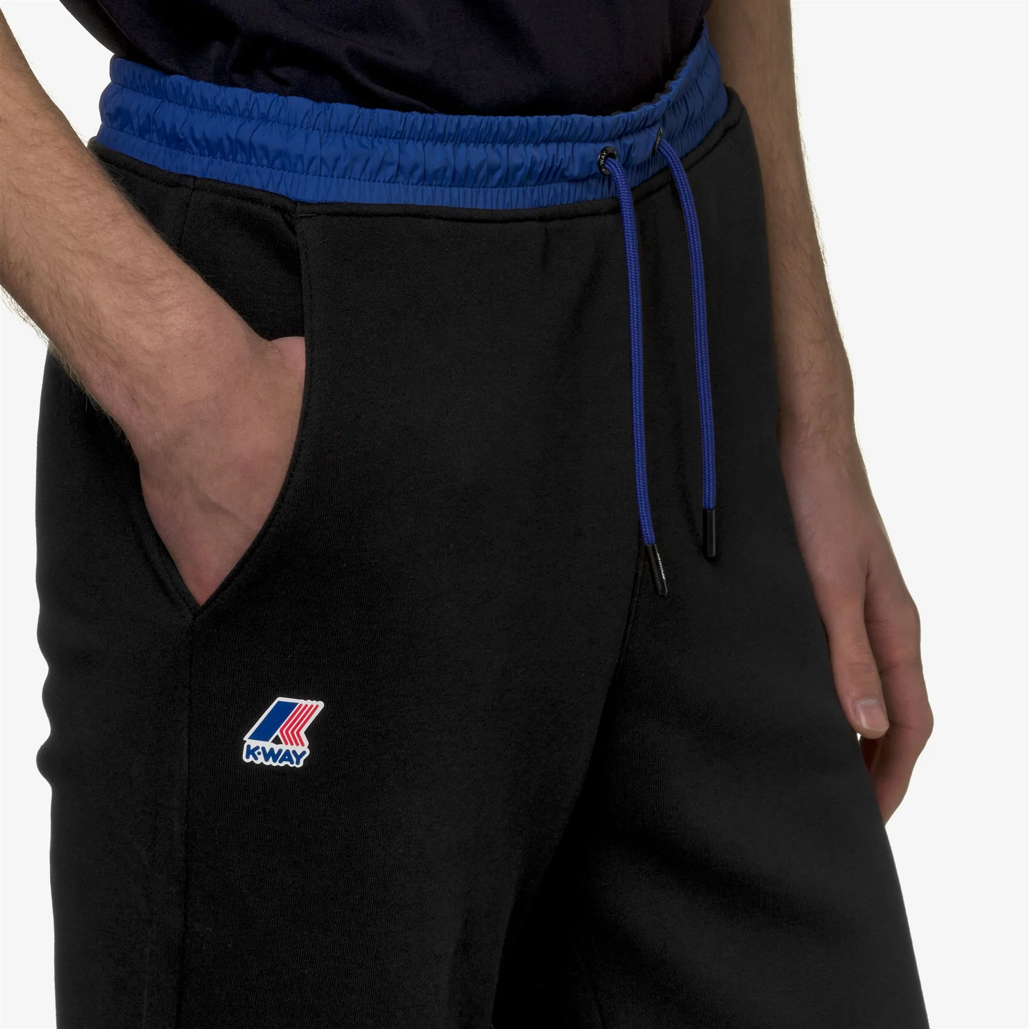 LE VRAI MEDARD NYLON PC - Pants - Sport Trousers - Unisex - BLACK PURE-BLUE ROYAL MARINE - Image 2