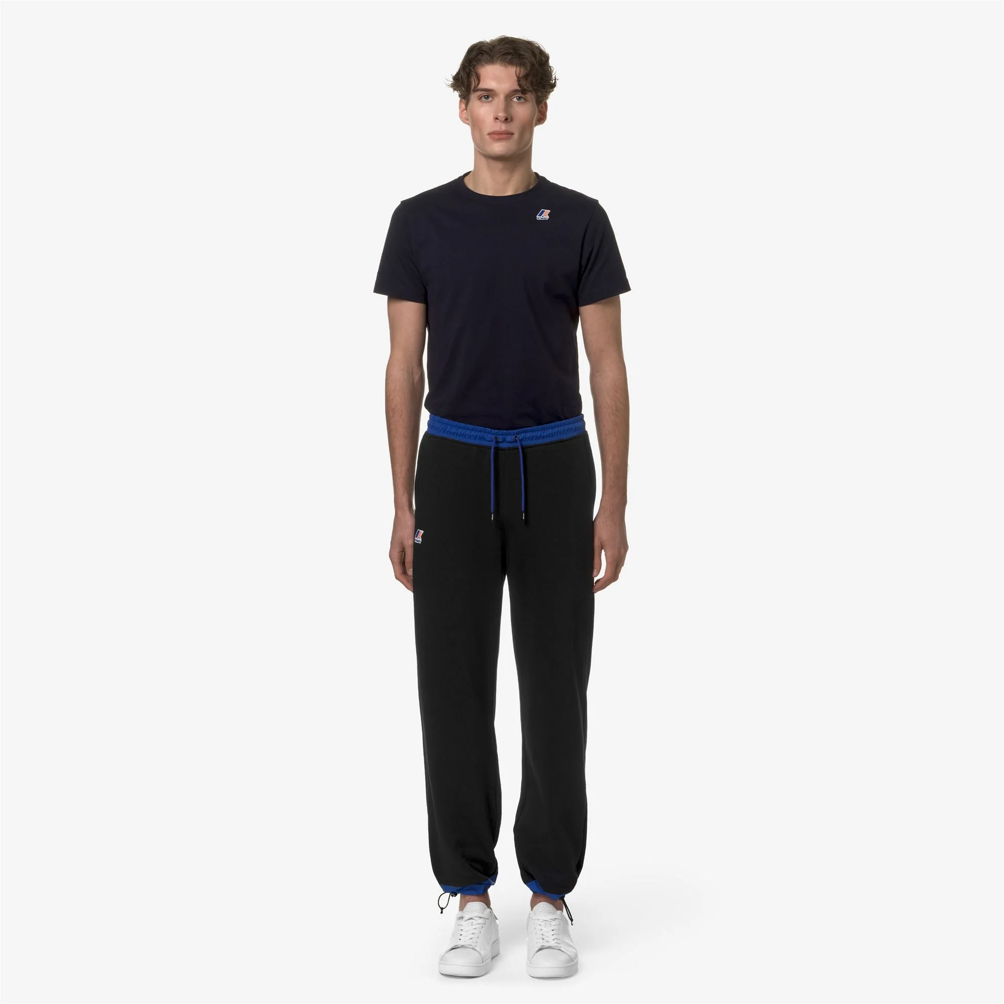 LE VRAI MEDARD NYLON PC - Pants - Sport Trousers - Unisex - BLACK PURE-BLUE ROYAL MARINE - Image 3