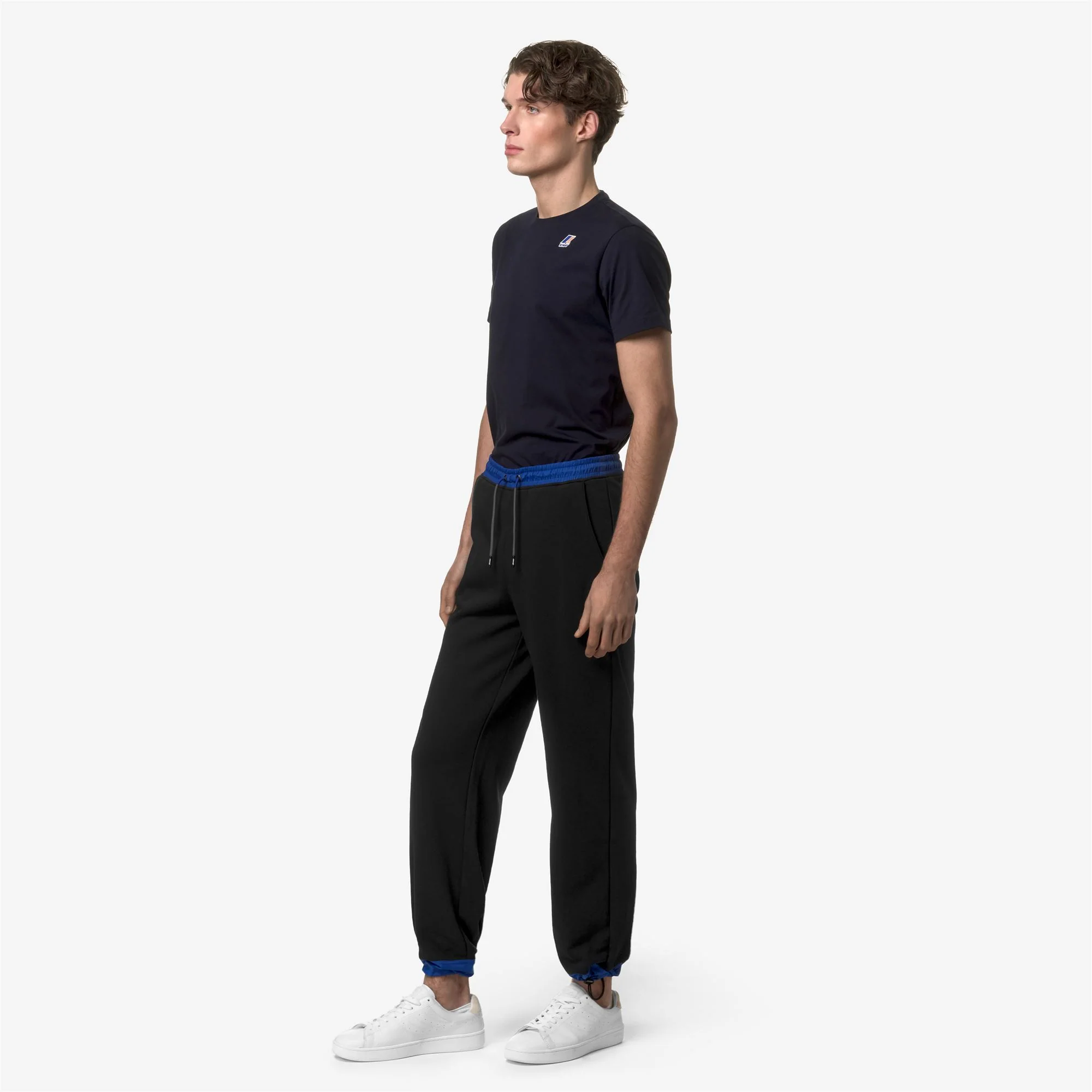 LE VRAI MEDARD NYLON PC - Pants - Sport Trousers - Unisex - BLACK PURE-BLUE ROYAL MARINE - Image 4