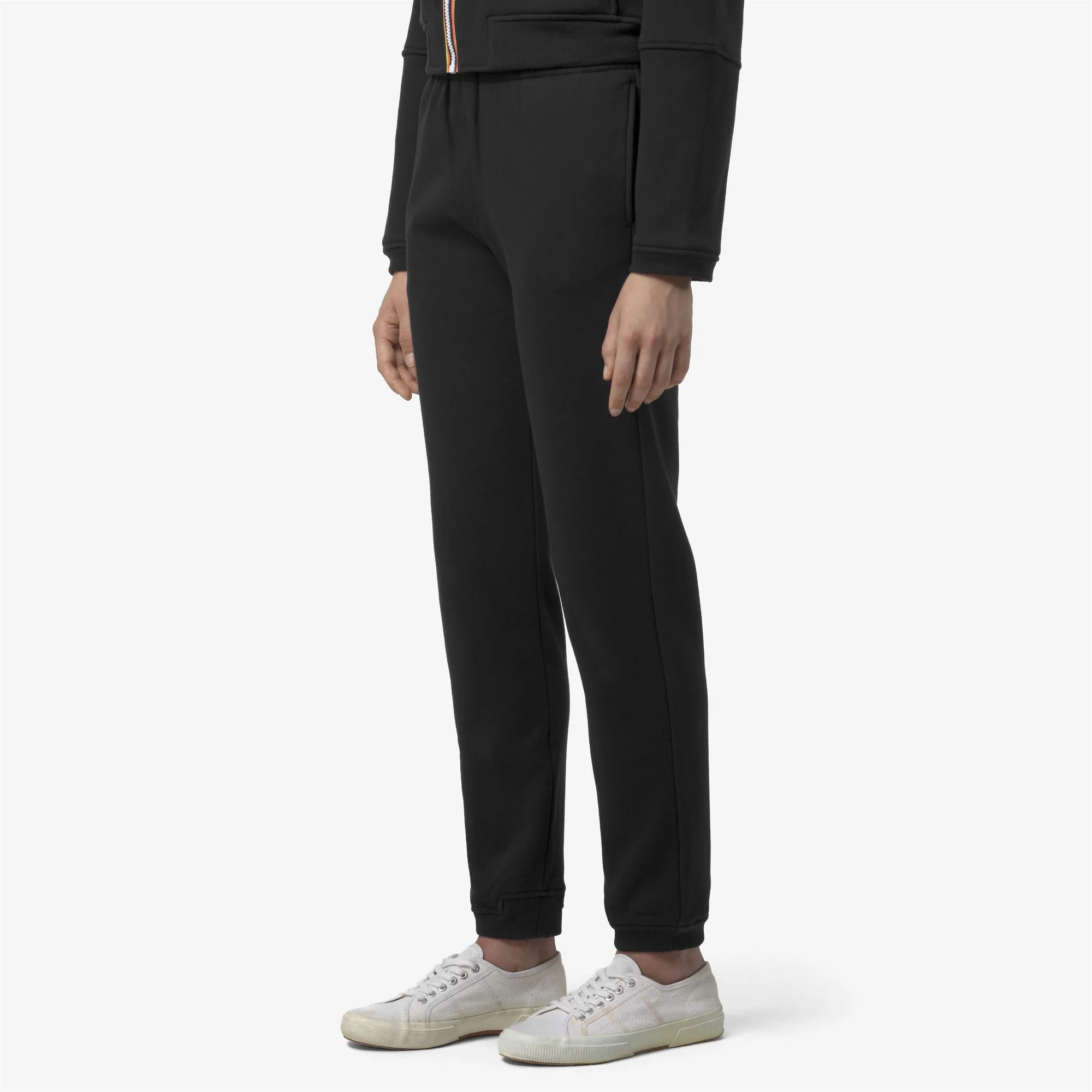 PHILBERT BRUSHED PC - Pants - Sport Trousers - Unisex - BLACK PURE - Image 4