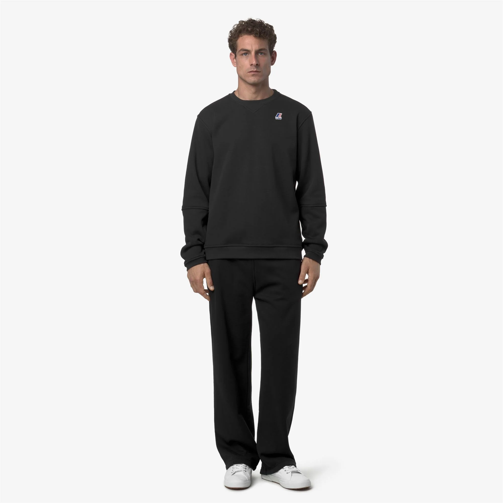 PHILBERT BRUSHED PC EAST - Pants - Sport Trousers - Unisex - BLACK PURE - Image 3