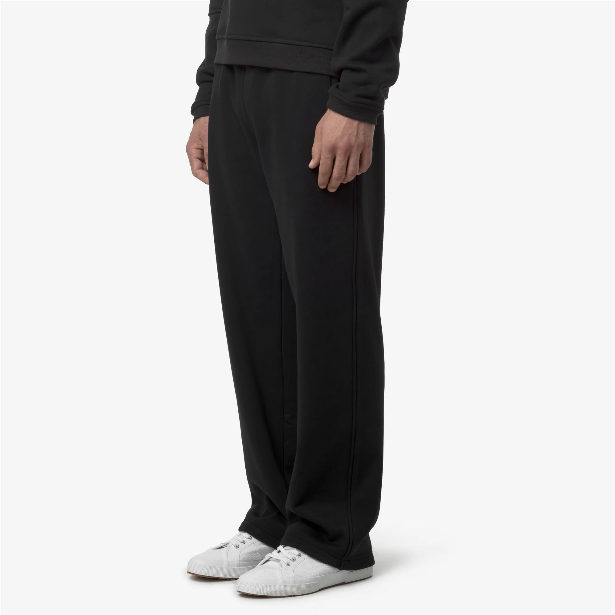 PHILBERT BRUSHED PC EAST - Pants - Sport Trousers - Unisex - BLACK PURE - Image 4