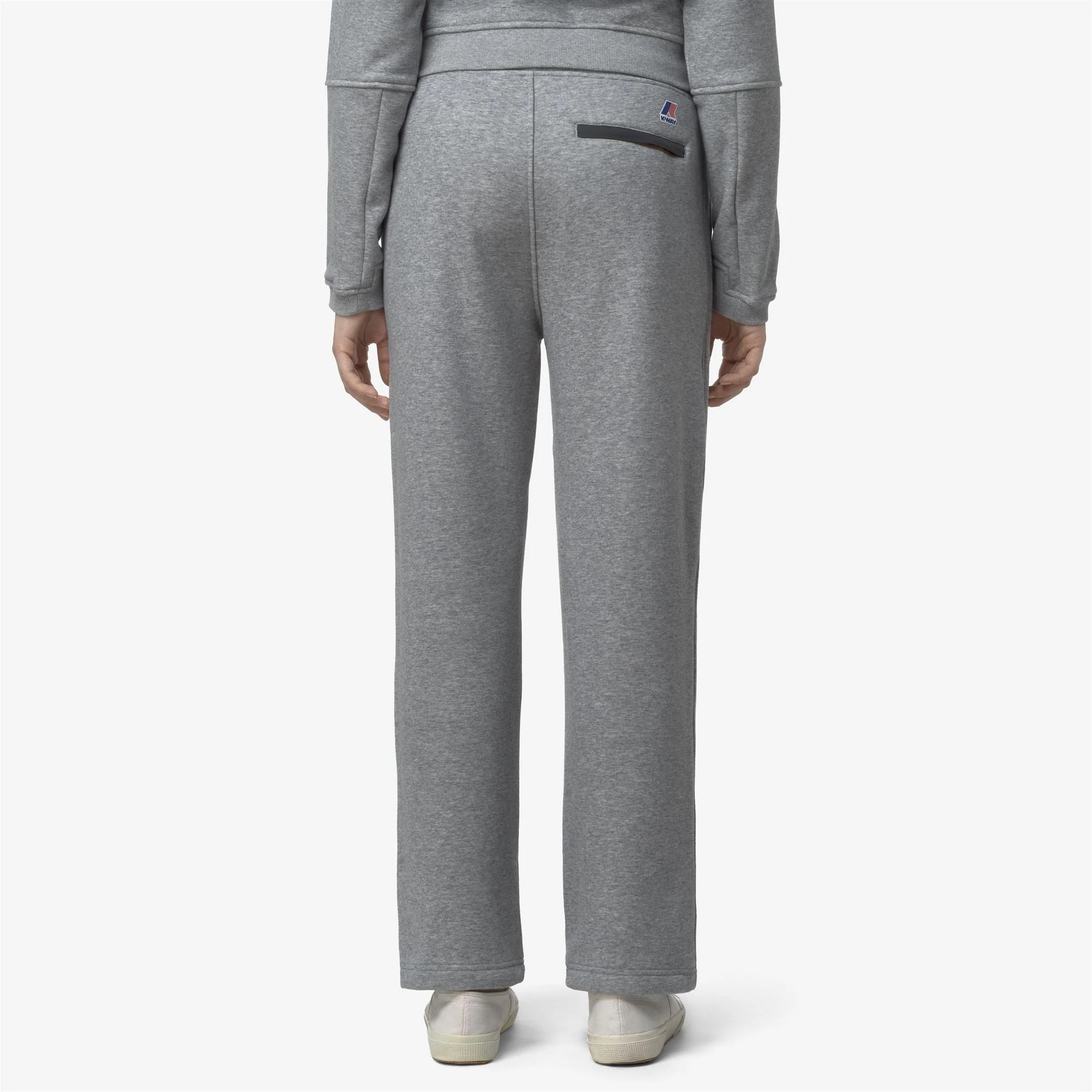 PHILBERT BRUSHED PC EAST - Pants - Sport Trousers - Unisex - GREY MELANGE MID - Image 5