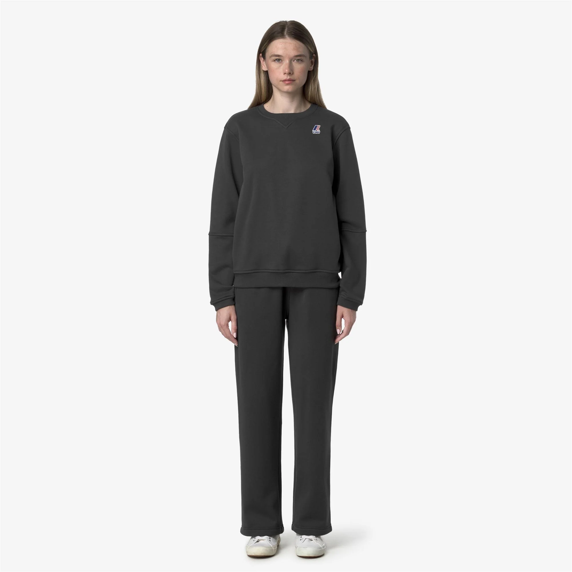 PHILBERT BRUSHED PC EAST - Pants - Sport Trousers - Unisex - GREY SHADOW DK - Image 4