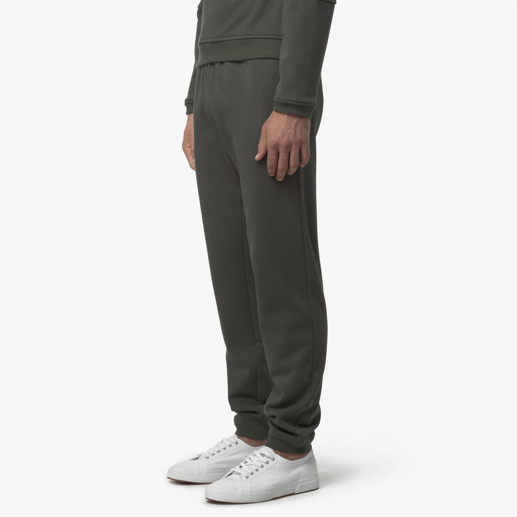 PHILBERT BRUSHED PC - Pants - Sport Trousers - Unisex - GREEN BLACKISH - Image 4