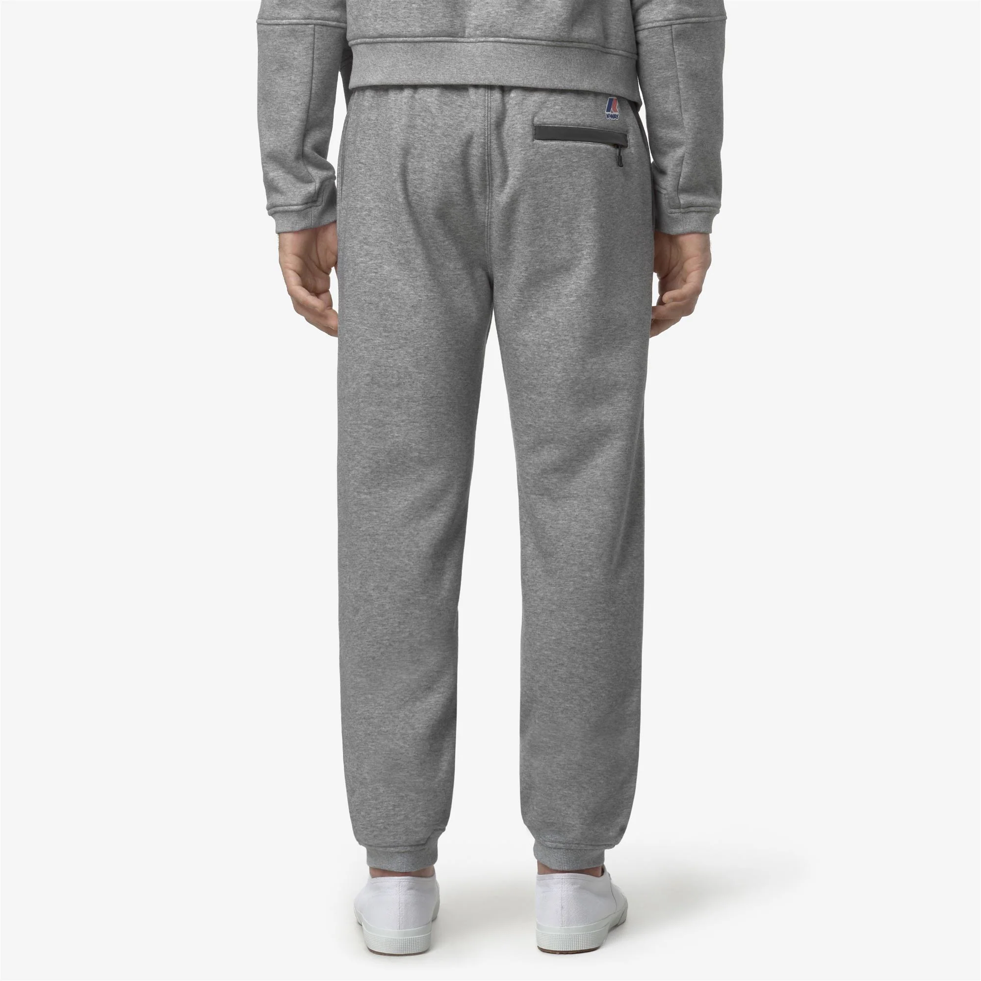 PHILBERT BRUSHED PC - Pants - Sport Trousers - Unisex - GREY MELANGE MID - Image 5