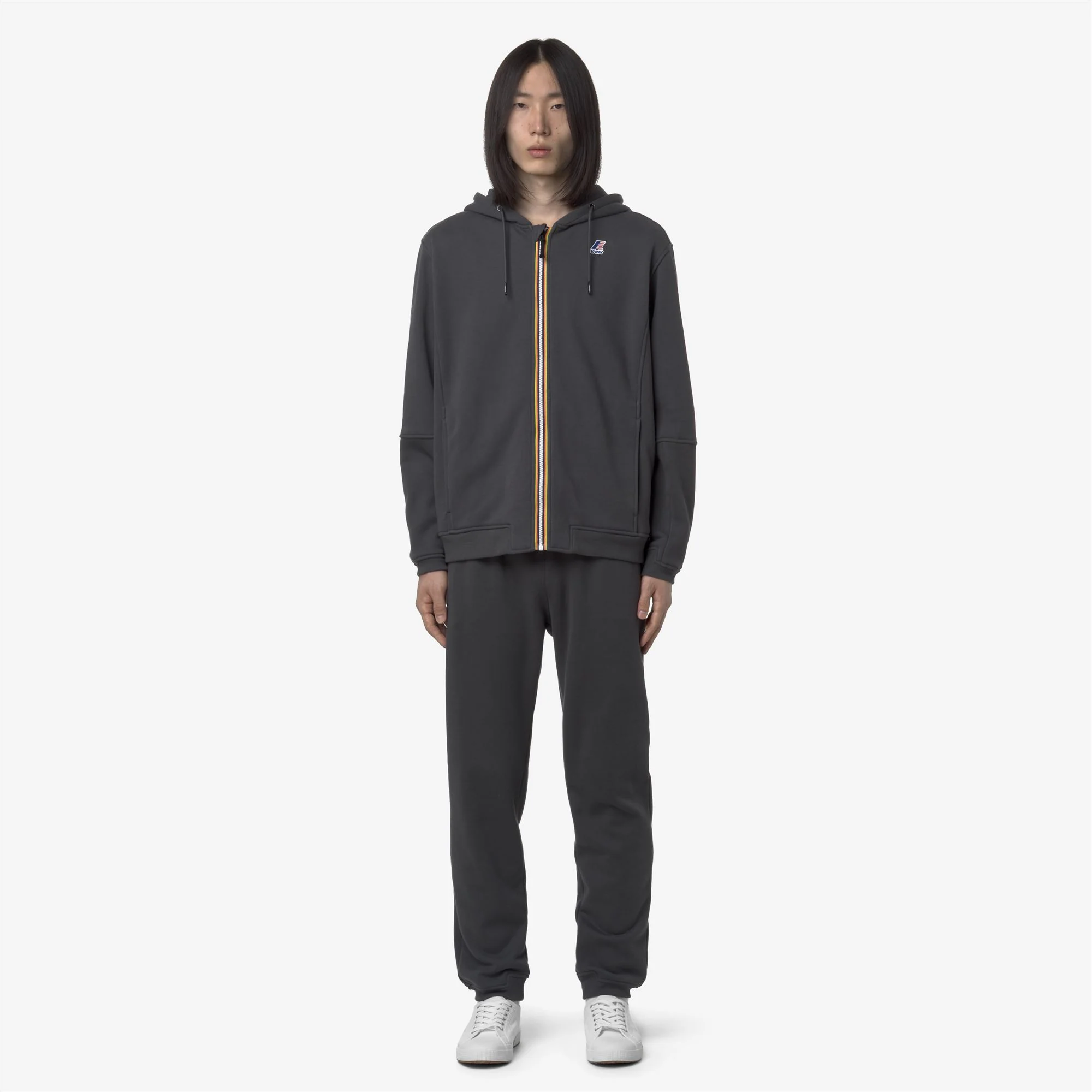 PHILBERT BRUSHED PC - Pants - Sport Trousers - Unisex - GREY SHADOW DK - Image 3