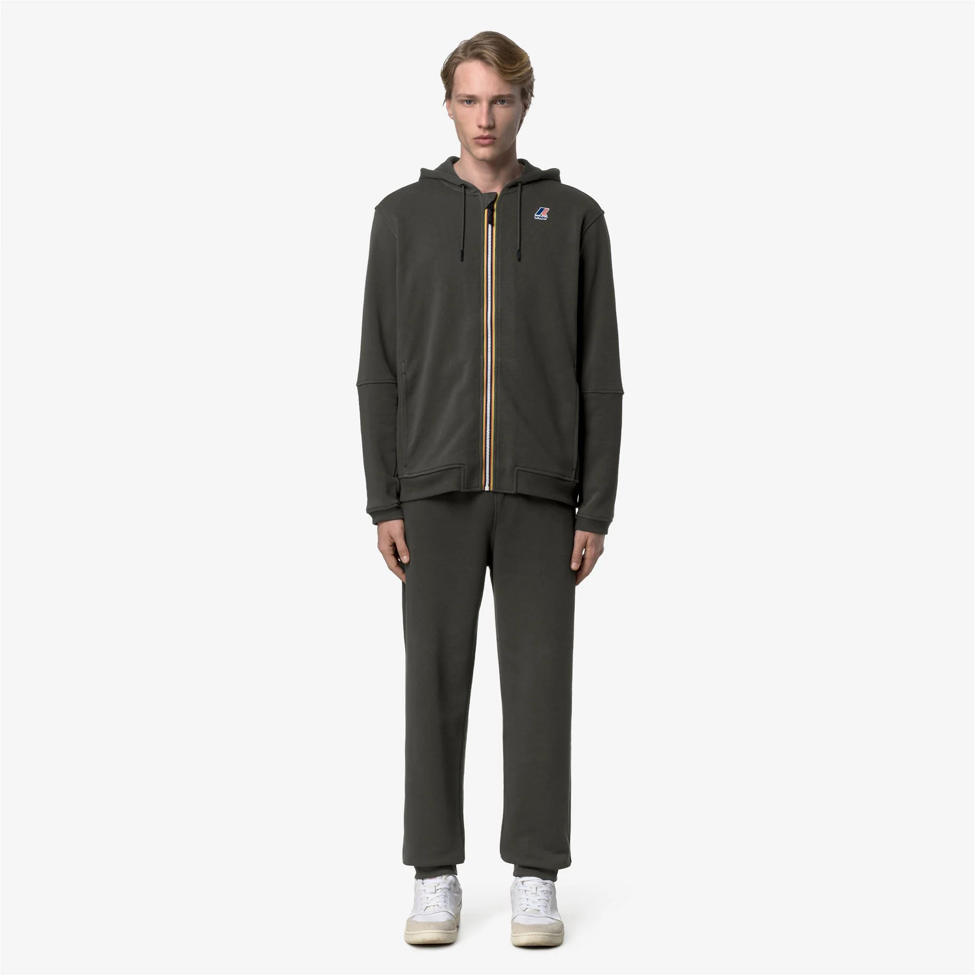 PHILBERT POLY COTTON - Pants - Sport Trousers - Unisex - GREEN BLACKISH - Image 3