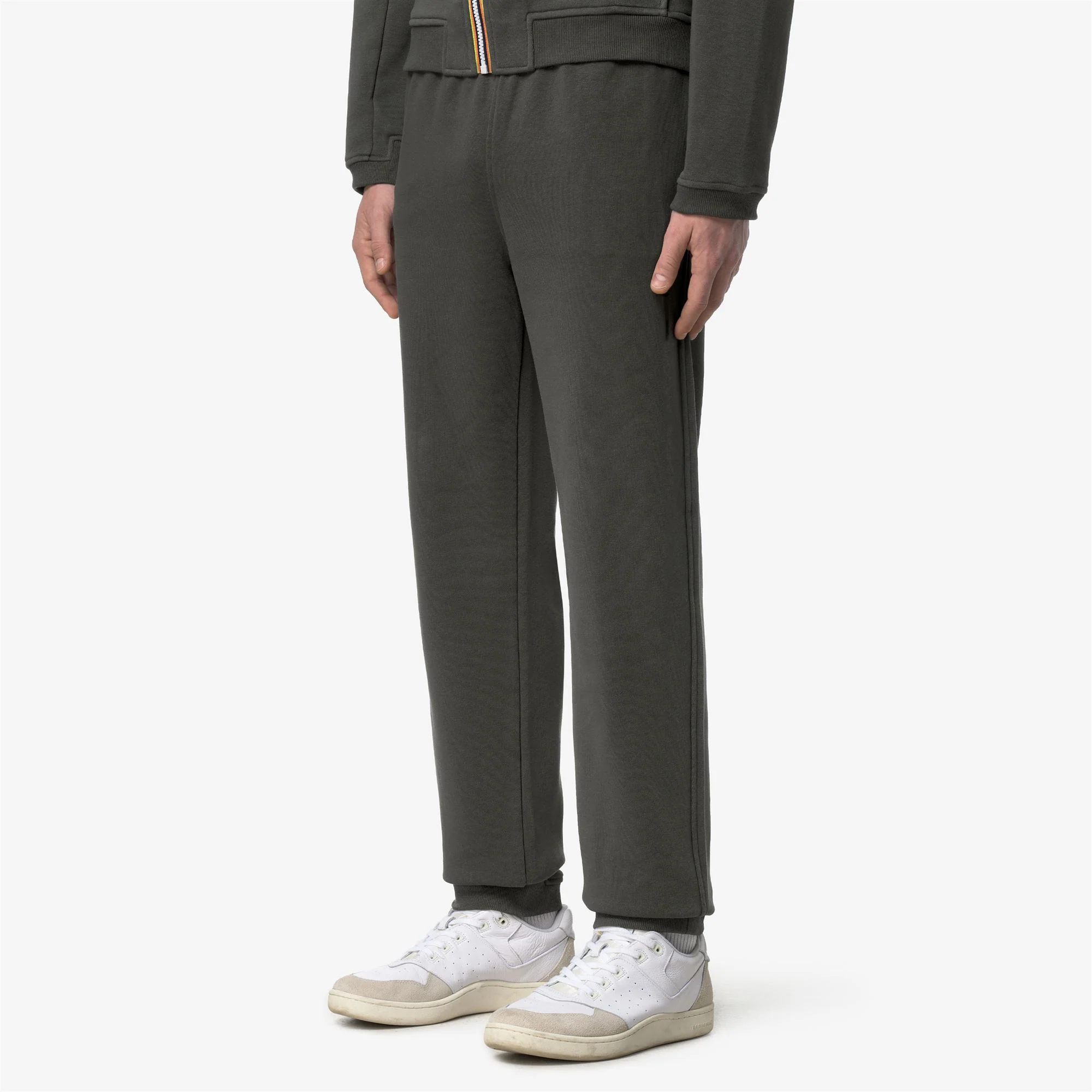 PHILBERT POLY COTTON - Pants - Sport Trousers - Unisex - GREEN BLACKISH - Image 4