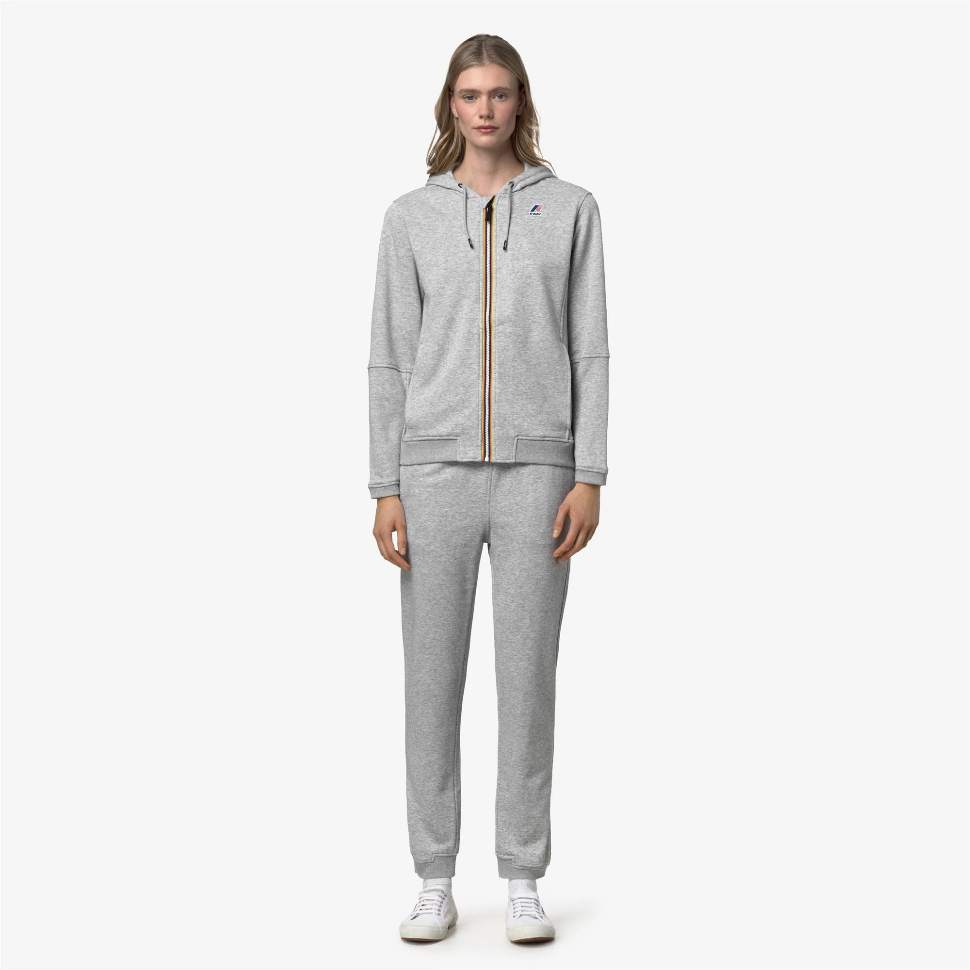 PHILBERT POLY COTTON - Pants - Sport Trousers - Unisex - GREY MEL - Image 3