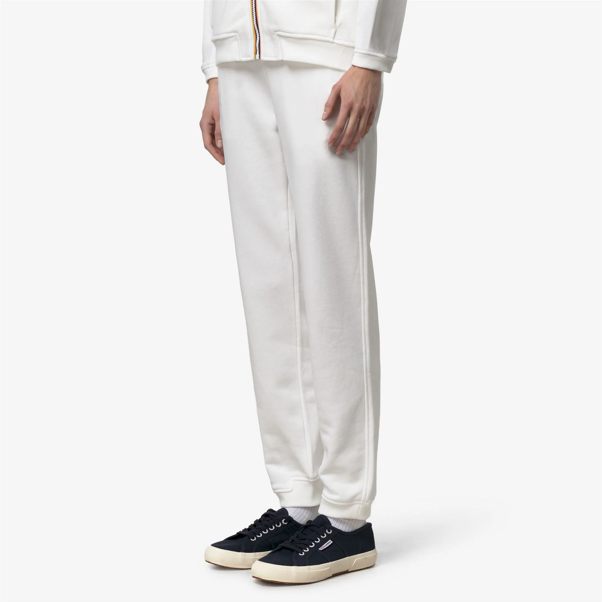 PHILBERT POLY COTTON - Pants - Sport Trousers - Unisex - WHITE - Image 4