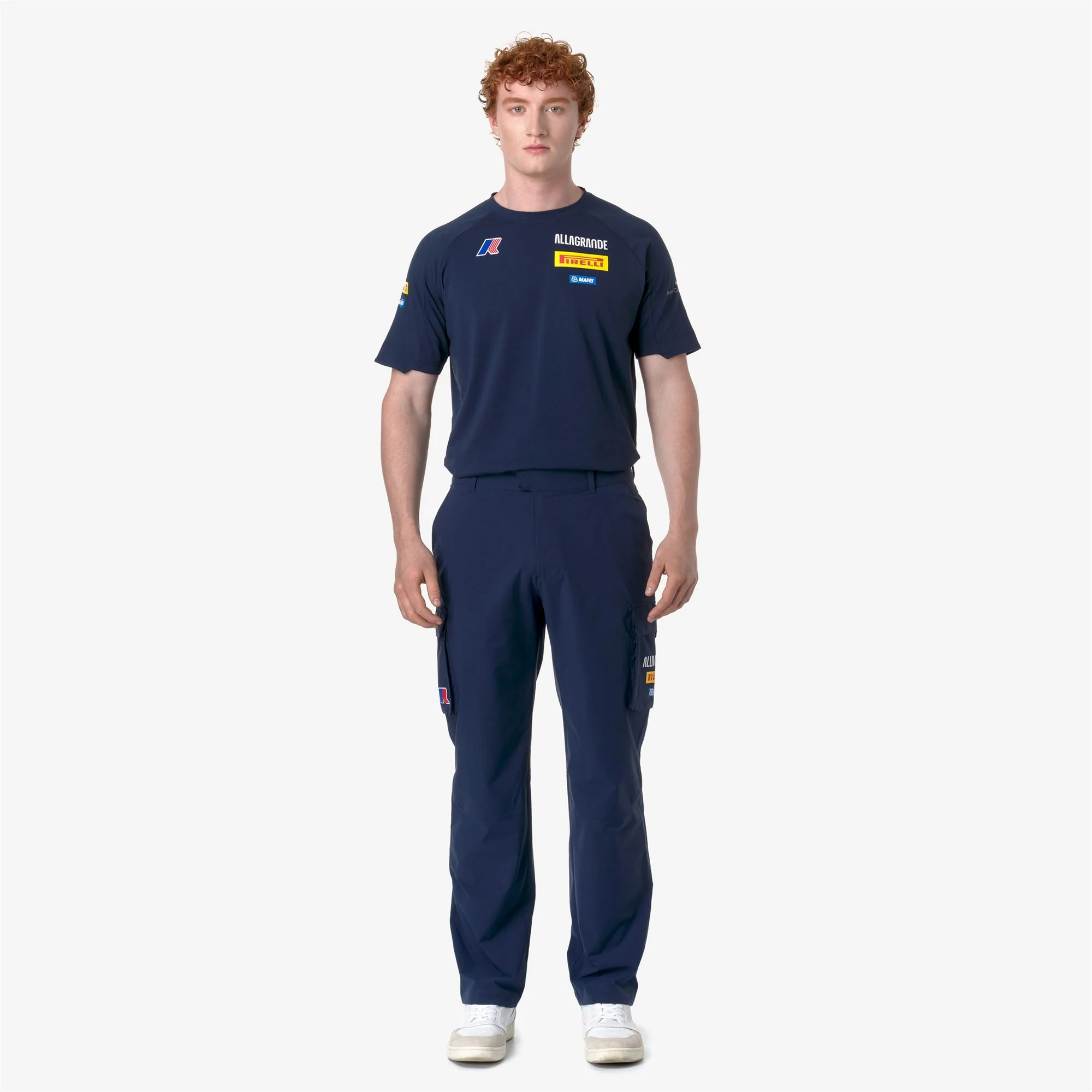 SAUCHAY ALLAGRANDE - Pants - Cargo - Unisex - BLUE DRESS - Image 3