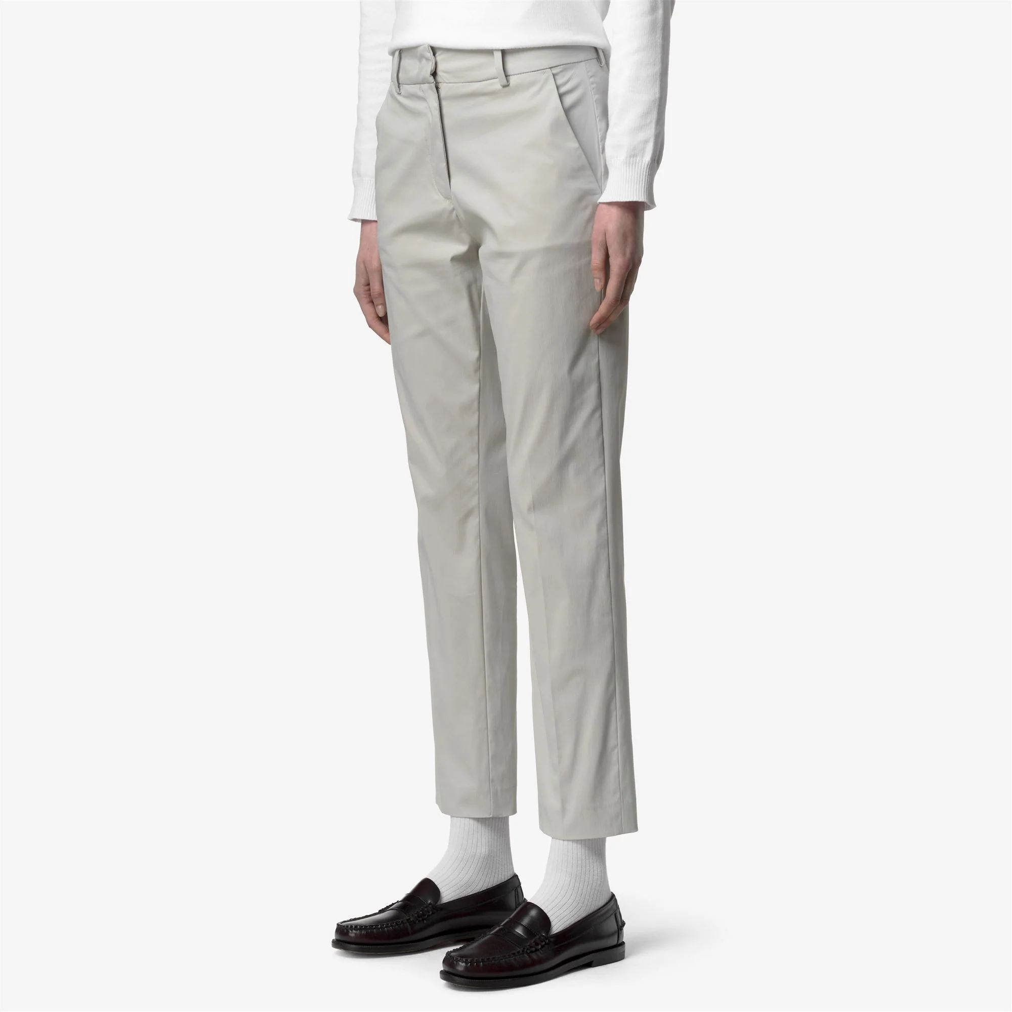 BELLE TWILL TECH - Pants - CHINO - Woman - BEIGE LT - Image 4