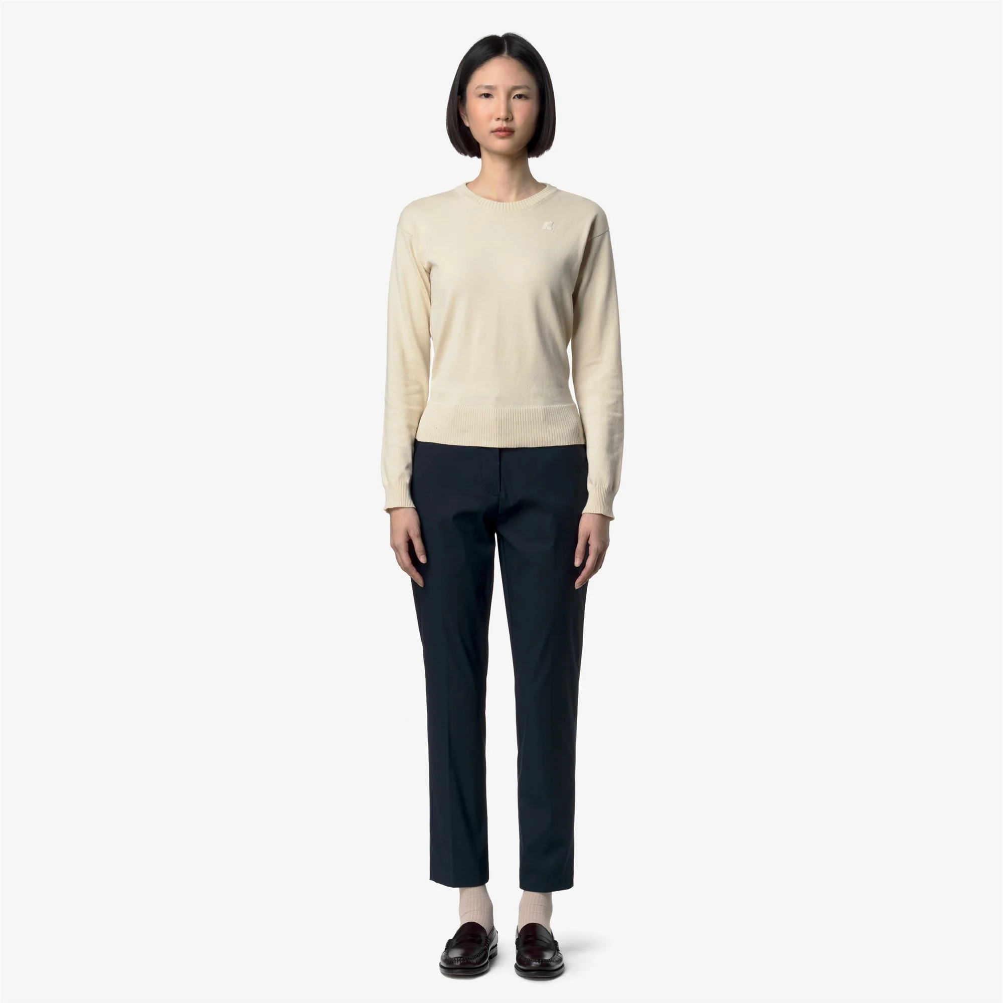 BELLE TWILL TECH - Pants - CHINO - Woman - BLUE DEPTH - Image 3