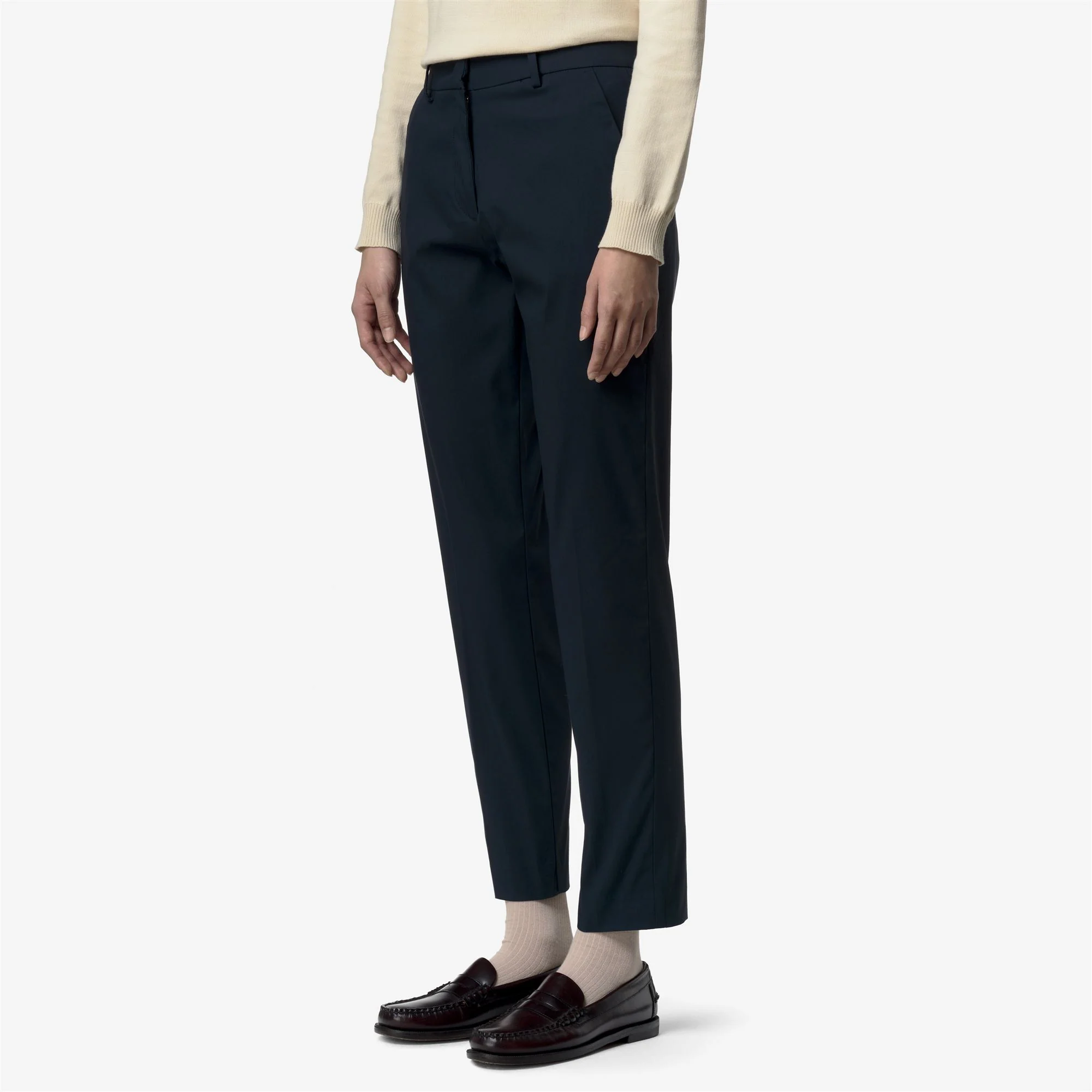 BELLE TWILL TECH - Pants - CHINO - Woman - BLUE DEPTH - Image 4