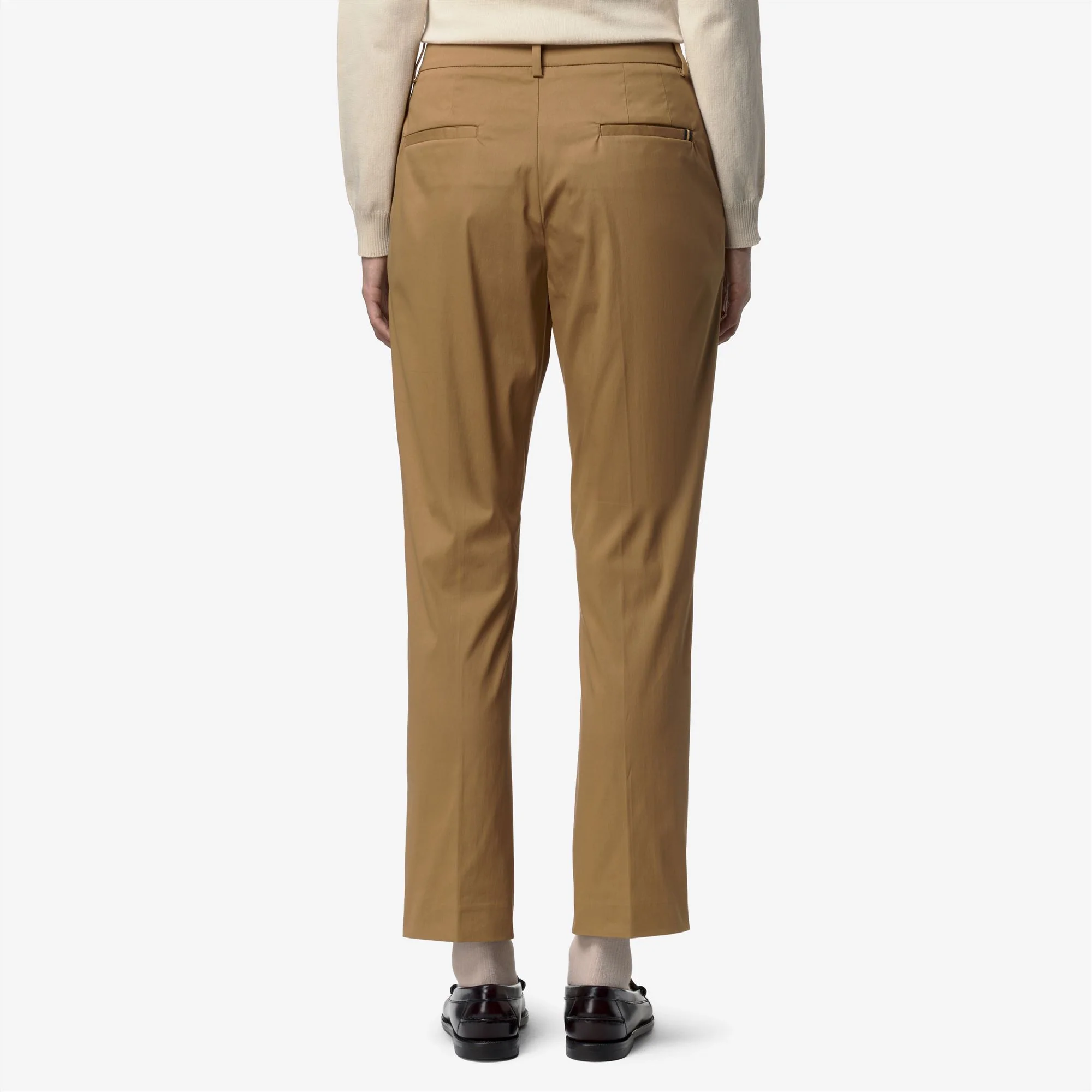 BELLE TWILL TECH - Pants - CHINO - Woman - BROWN BISTRE - Image 5