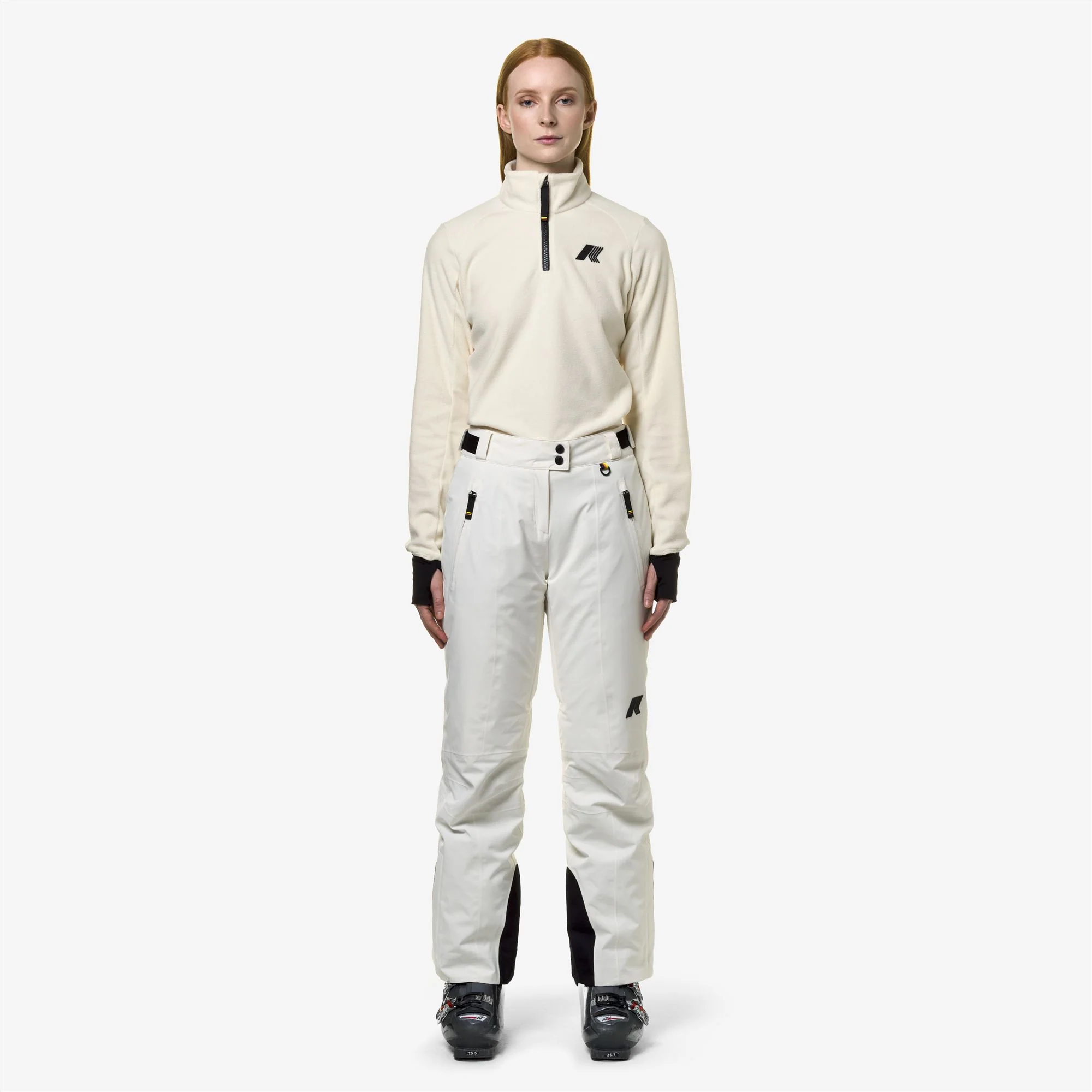 BONNEVAL MICRO TWILL 2 LAYERS - Pants - Sport Trousers - Woman - WHITE GARDENIA - Image 3