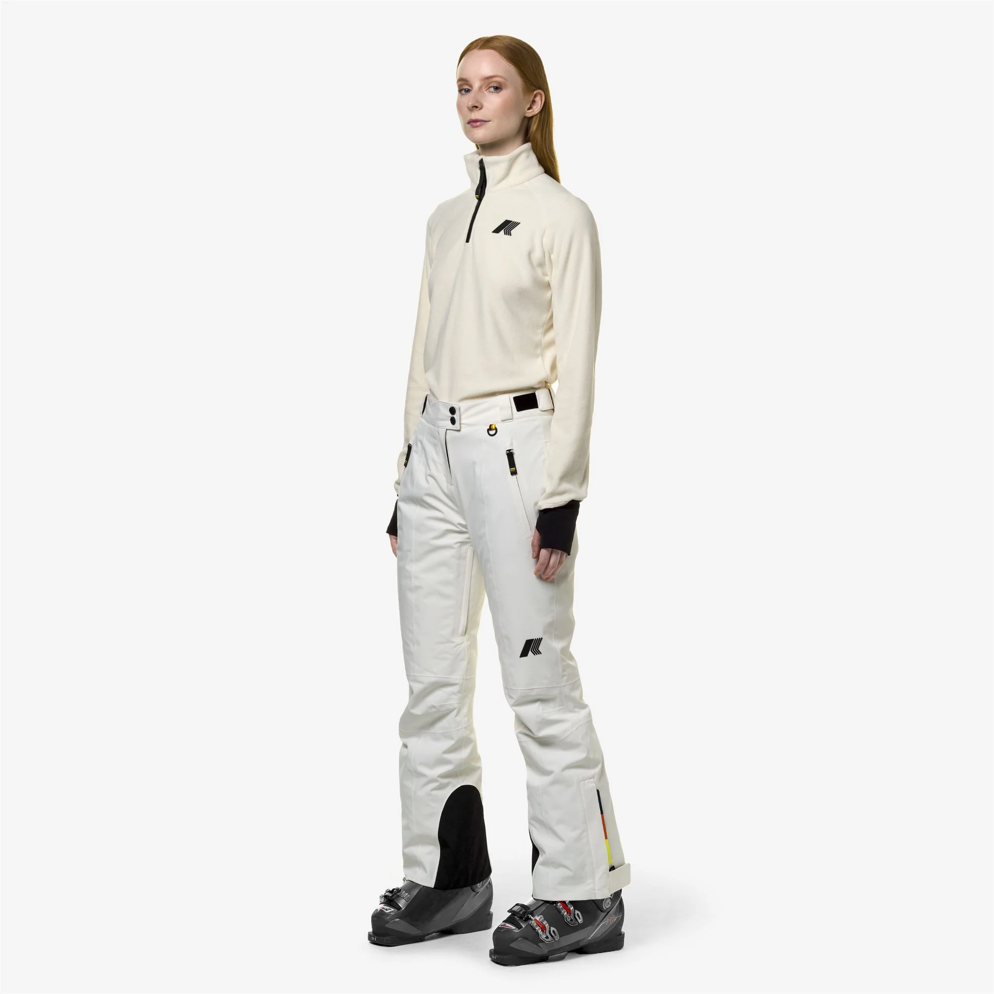 BONNEVAL MICRO TWILL 2 LAYERS - Pants - Sport Trousers - Woman - WHITE GARDENIA - Image 4