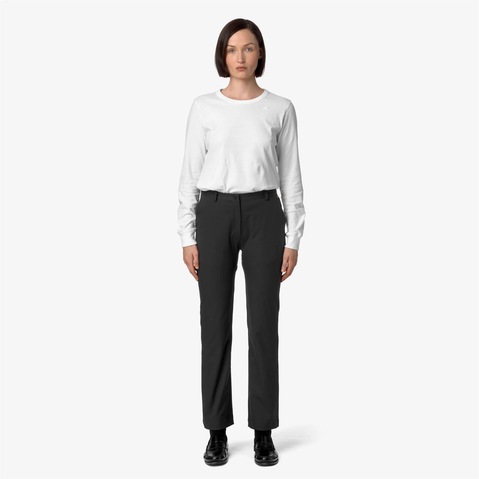 ELAISE TWILL PEACH - Pants - CHINO - Woman - BLACK PURE - Image 3
