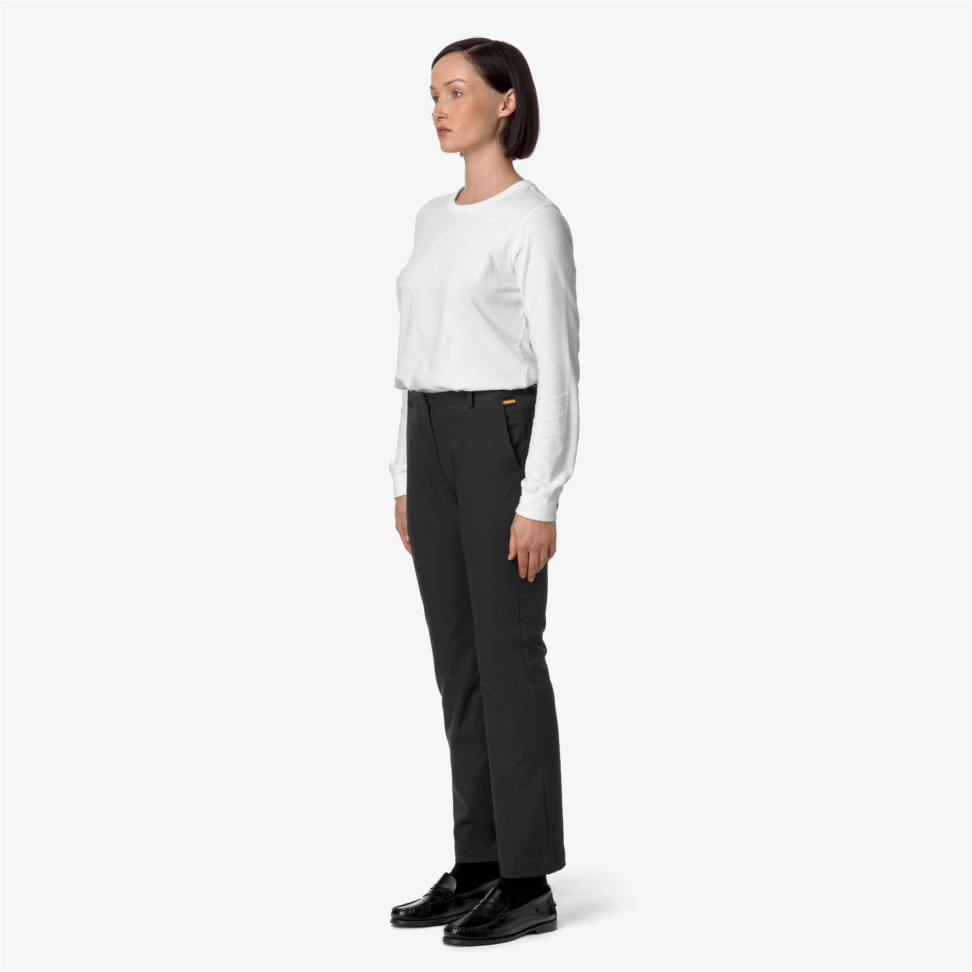 ELAISE TWILL PEACH - Pants - CHINO - Woman - BLACK PURE - Image 4