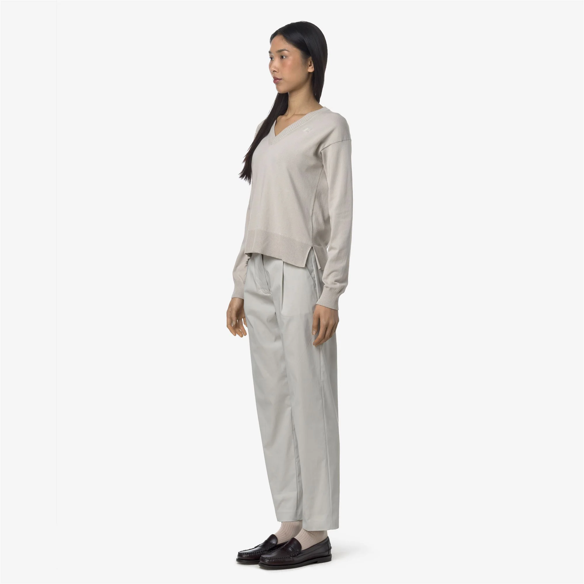EYRE TWILL TECH - Pants - CHINO - Woman - BEIGE LT - Image 4