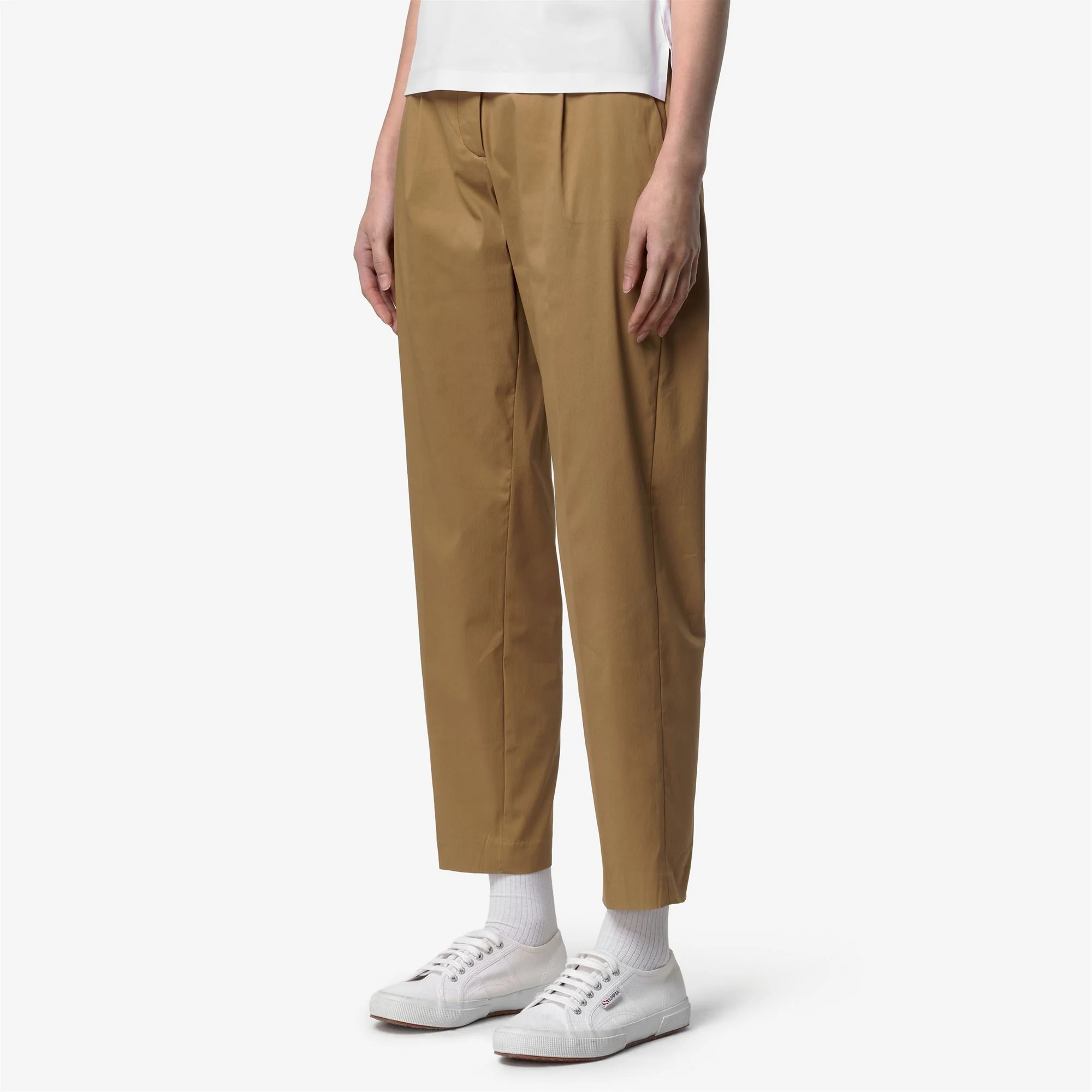 EYRE TWILL TECH GOLF - Pants - CHINO - Woman - BROWN BISTRE - Image 4