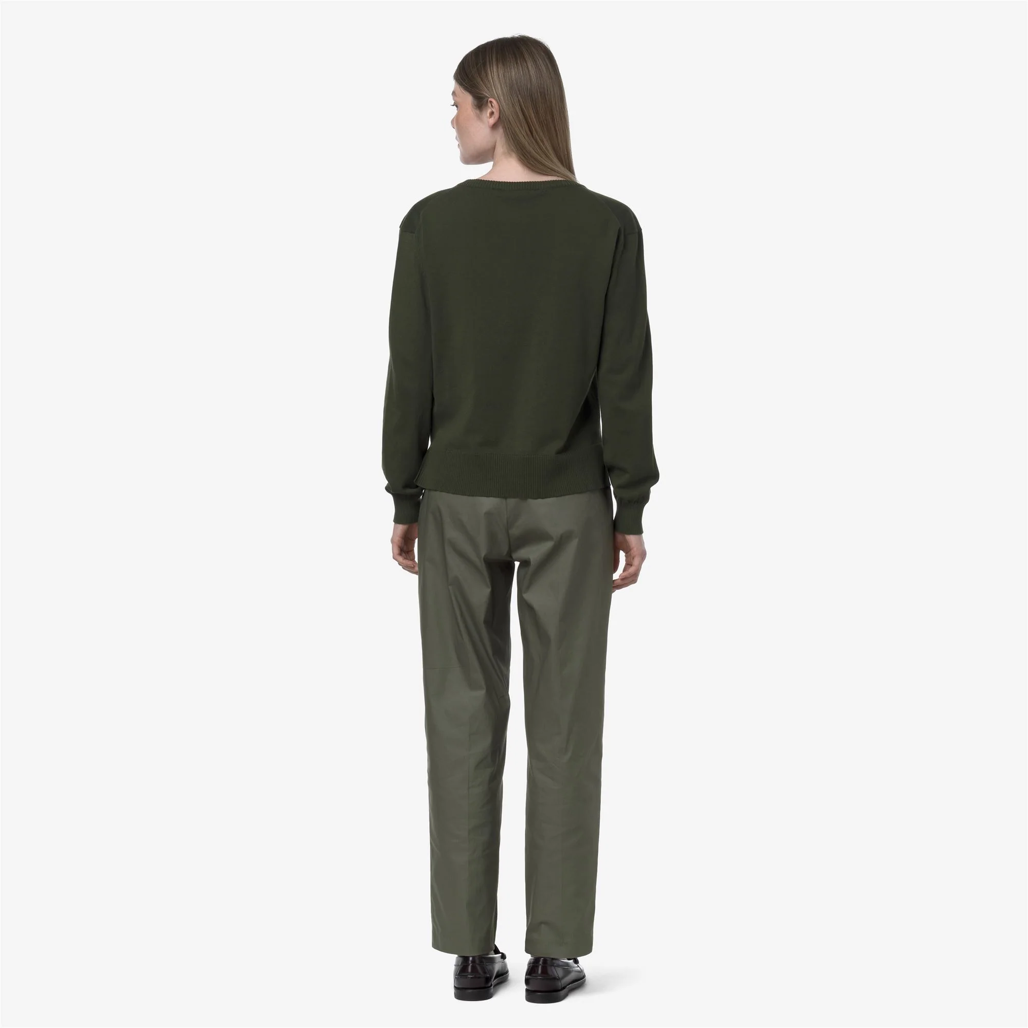 EYRE TWILL TECH - Pants - CHINO - Woman - GREEN LICHEN - Image 5