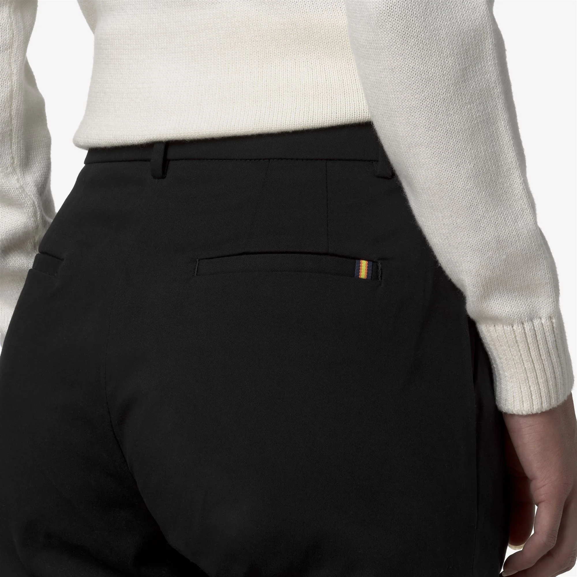 EYRE TWILL TECH PEACH - Pants - CHINO - Woman - BLACK PURE - Image 2