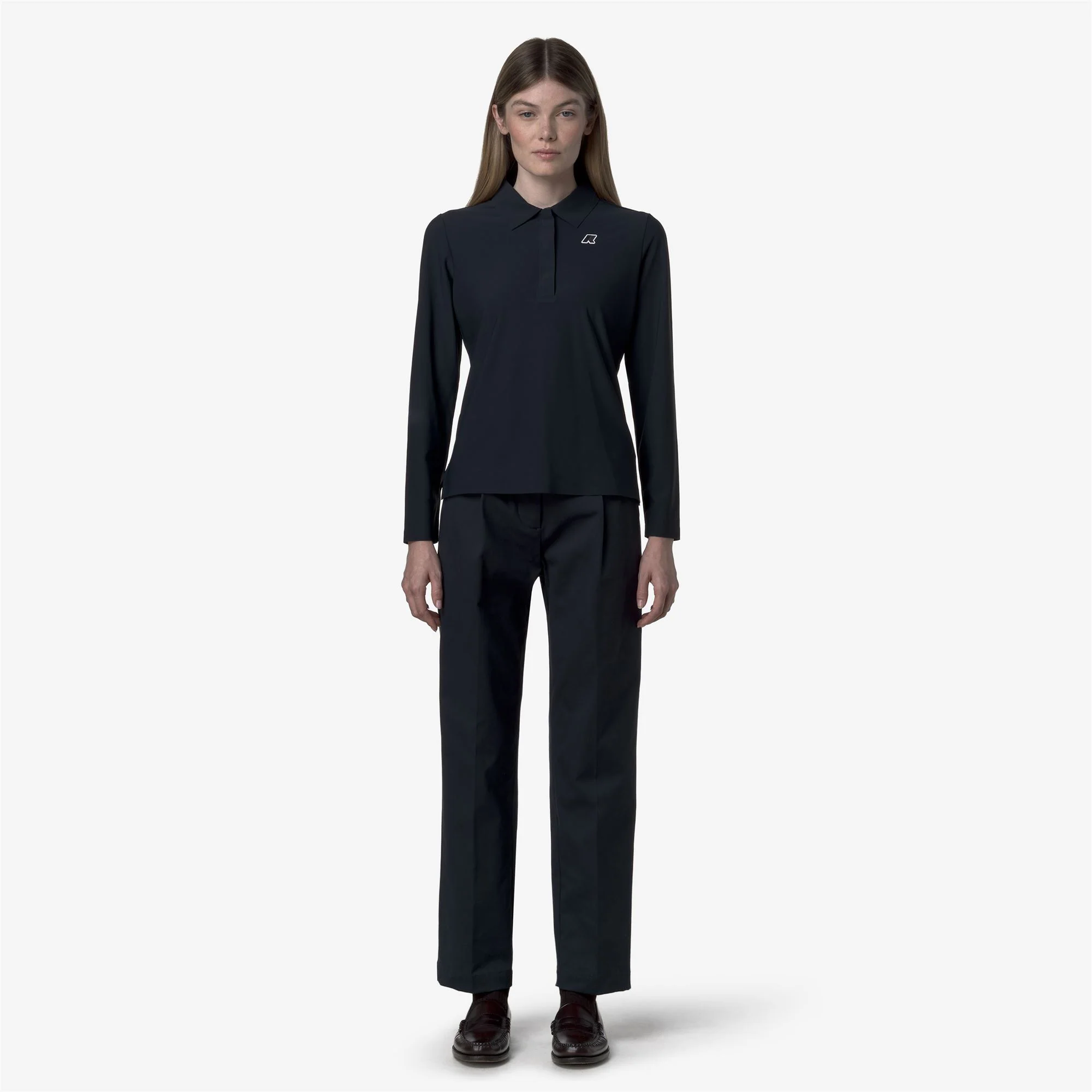EYRE TWILL TECH PEACH GOLF - Pants - CHINO - Woman - BLUE DEPTH - Image 3