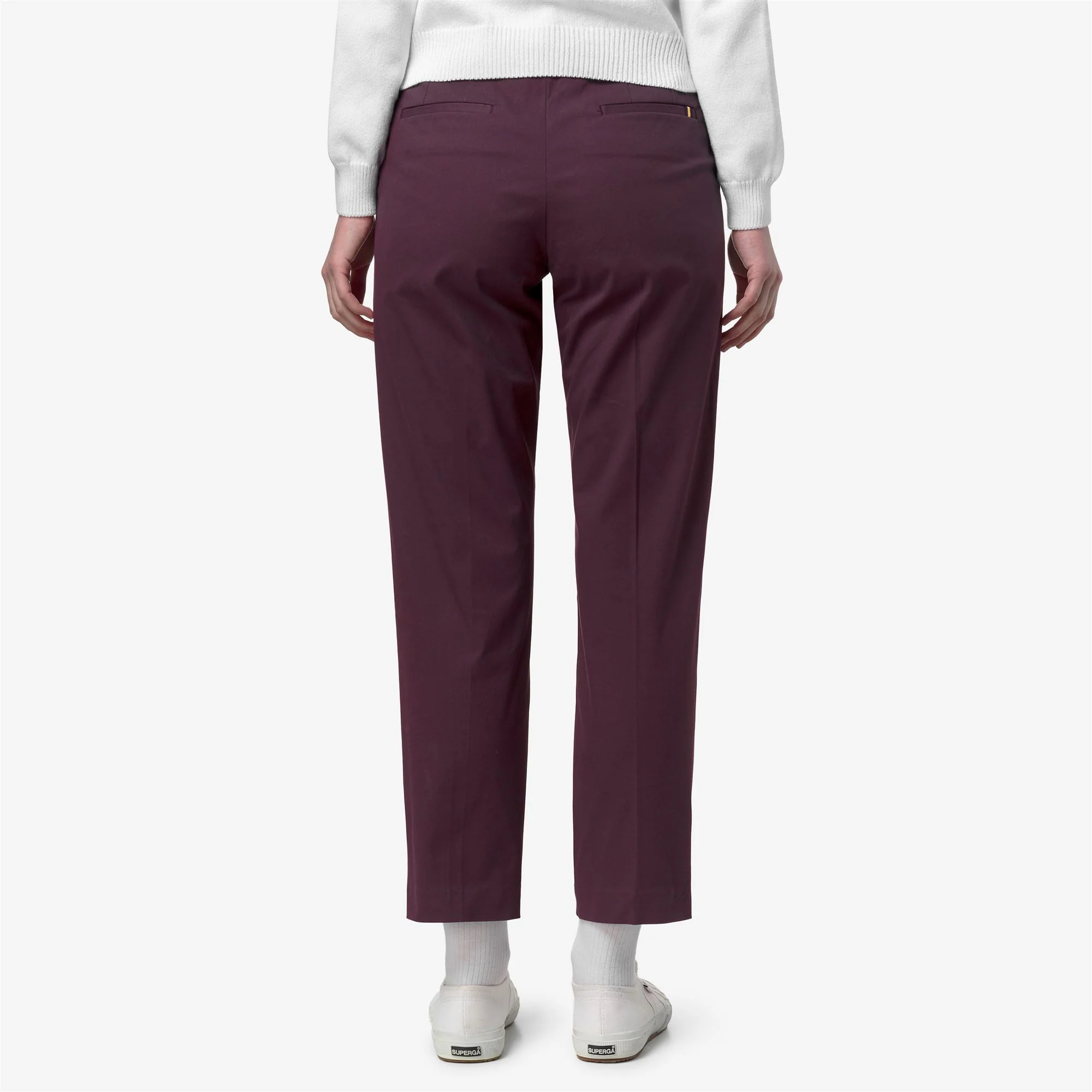 EYRE TWILL TECH PEACH GOLF - Pants - CHINO - Woman - VIOLET MAUVE WINE - Image 5