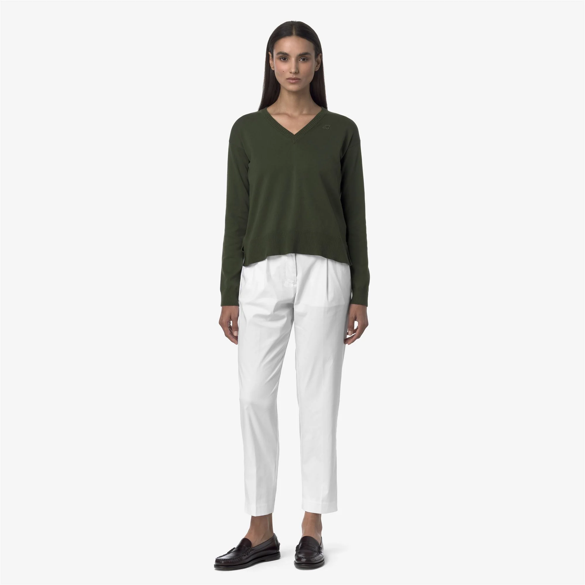 EYRE TWILL TECH - Pants - CHINO - Woman - WHITE - Image 3
