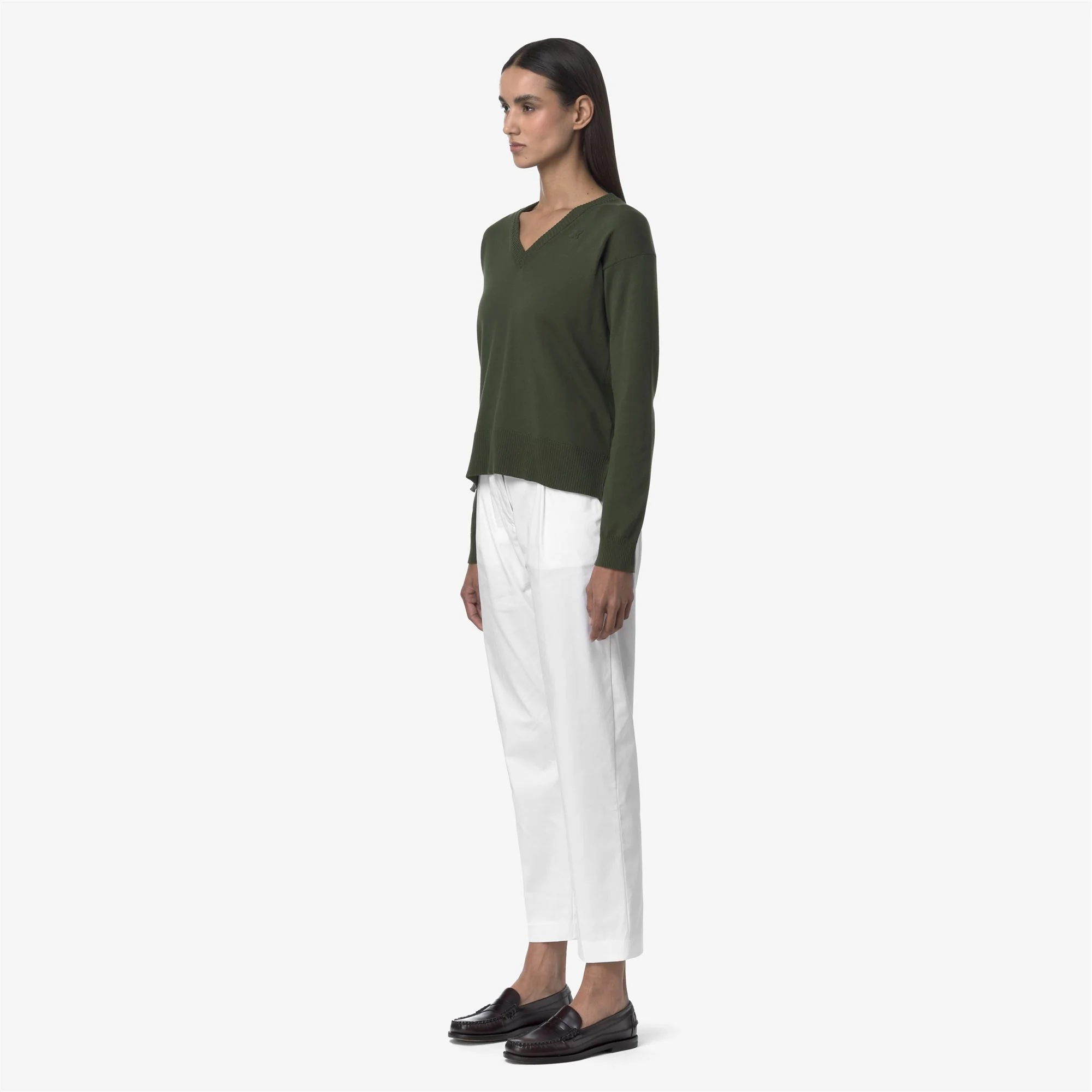 EYRE TWILL TECH - Pants - CHINO - Woman - WHITE - Image 4