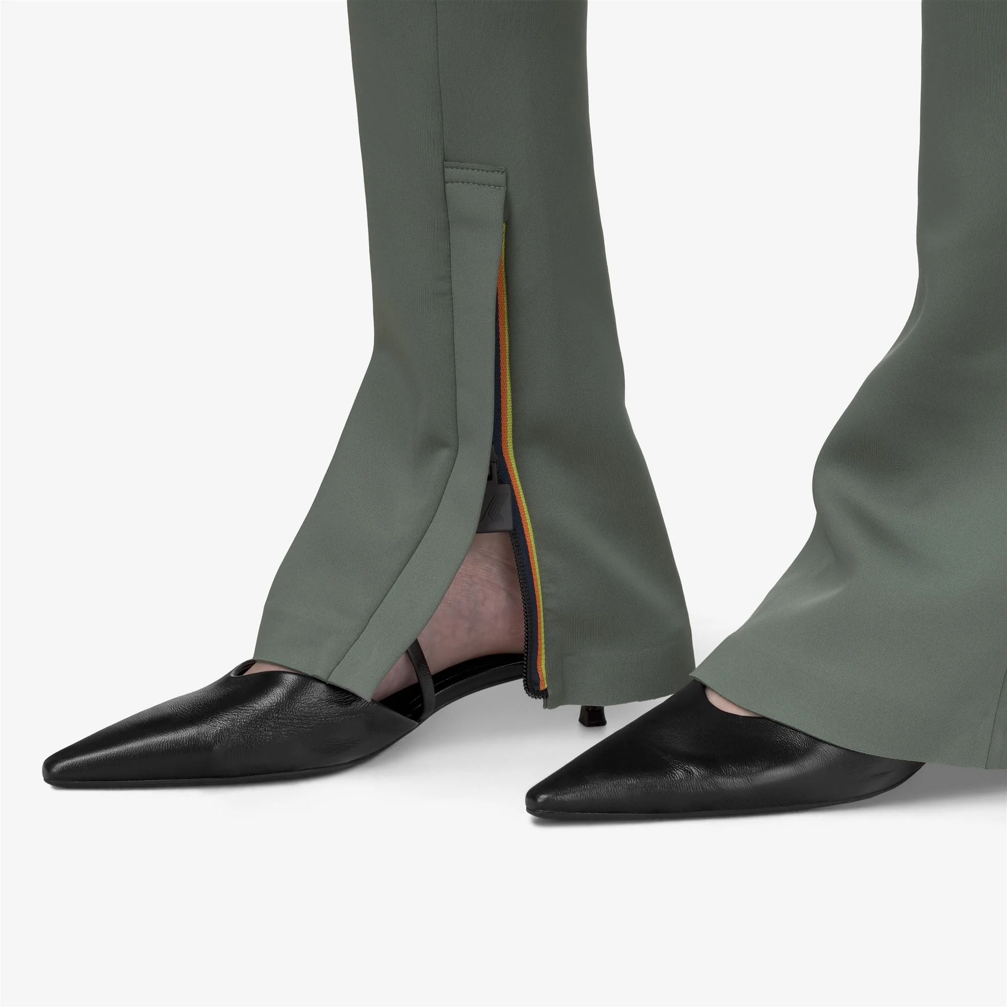 FLAGGY SCUBA - Pants - Sport Trousers - Woman - GREEN GREYSH - Image 2
