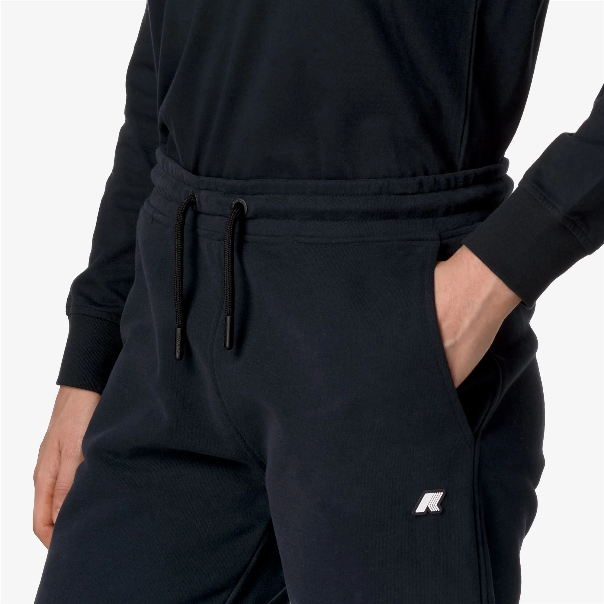 GINEVRETTE FLEECE PEACH - Pants - Sport Trousers - Woman - BLACK PURE - Image 2