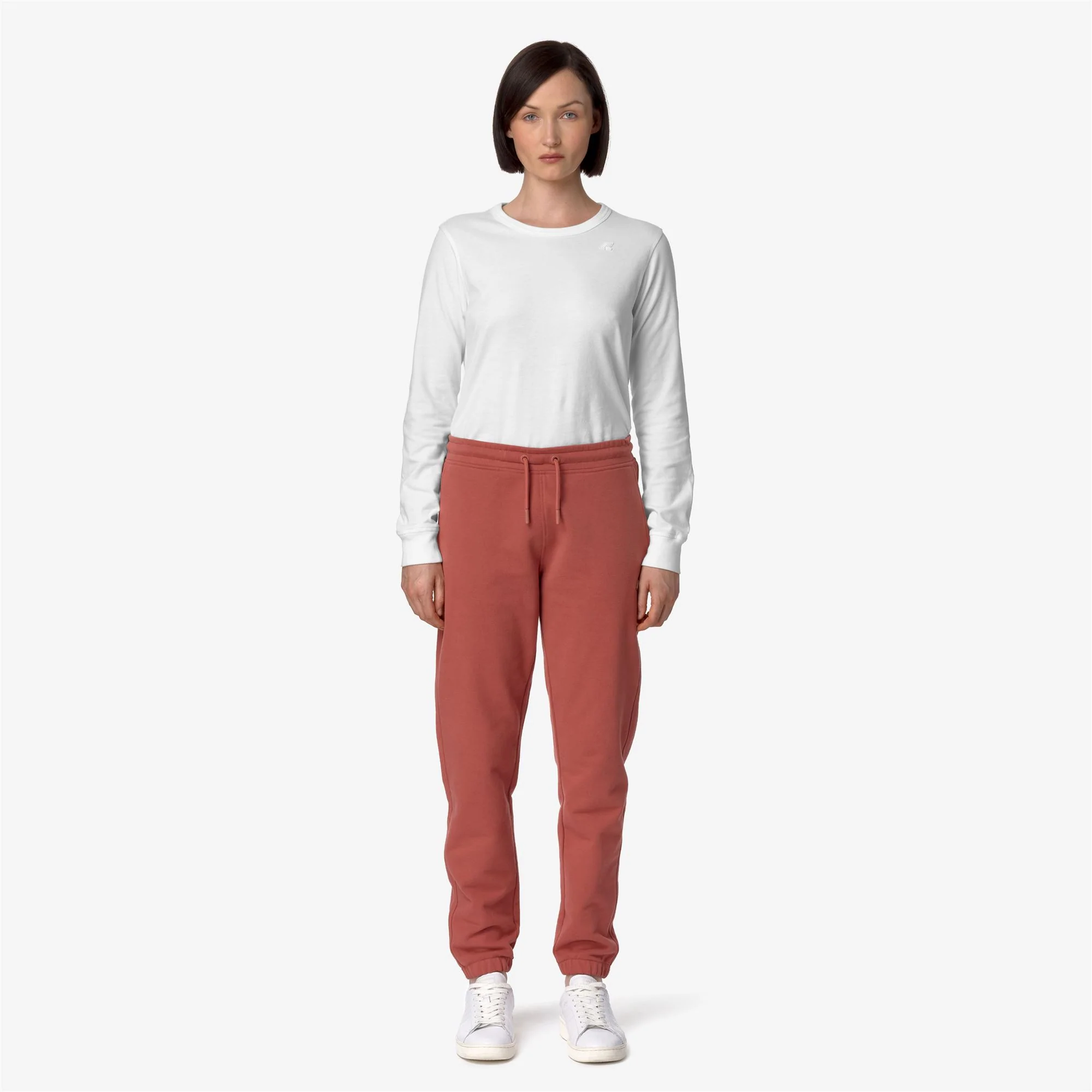 GINEVRETTE FLEECE PEACH - Pants - Sport Trousers - Woman - PINK CEDAR - Image 3